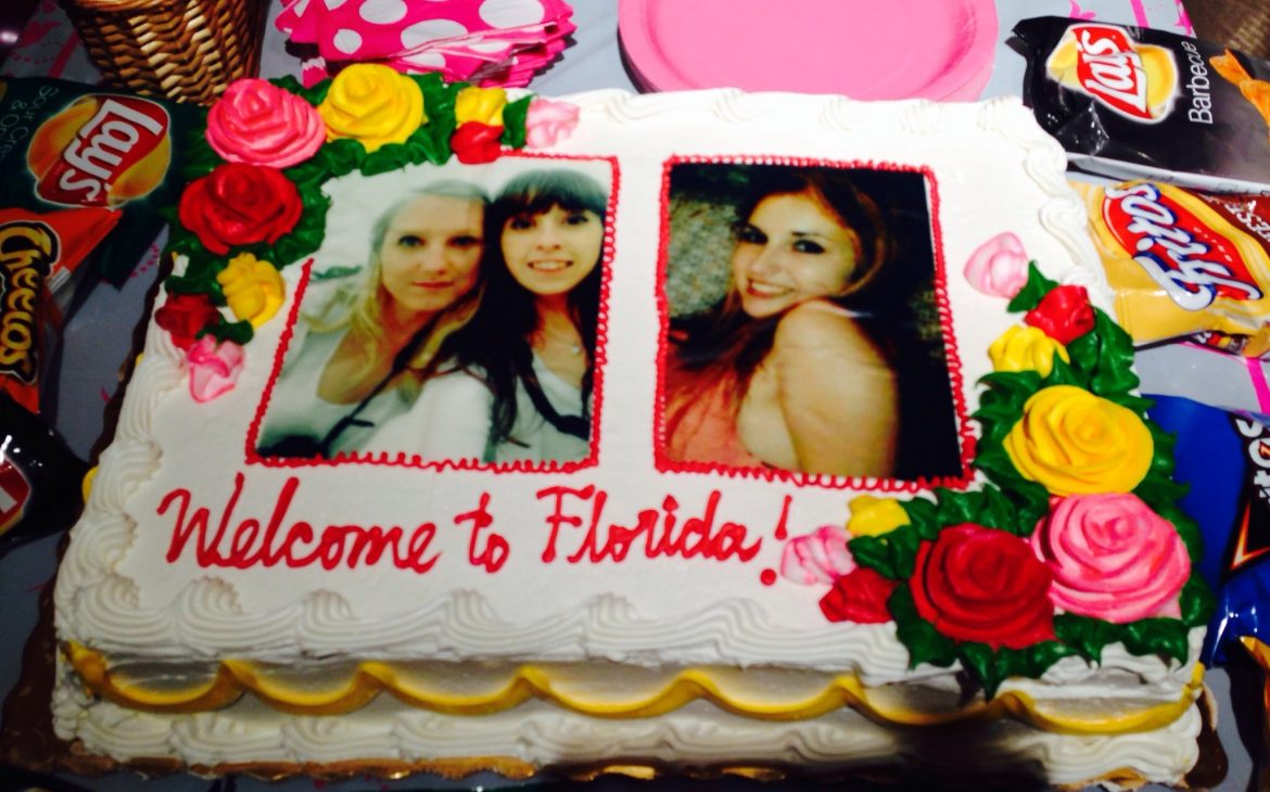 Gateau d'accueil en floride