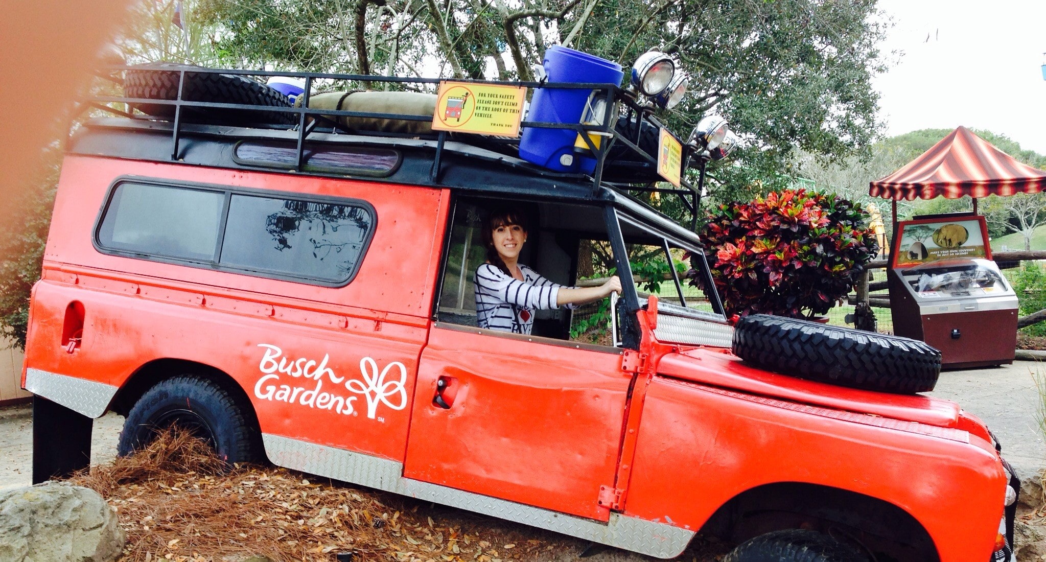 Kiki mag travel à Busch Garden