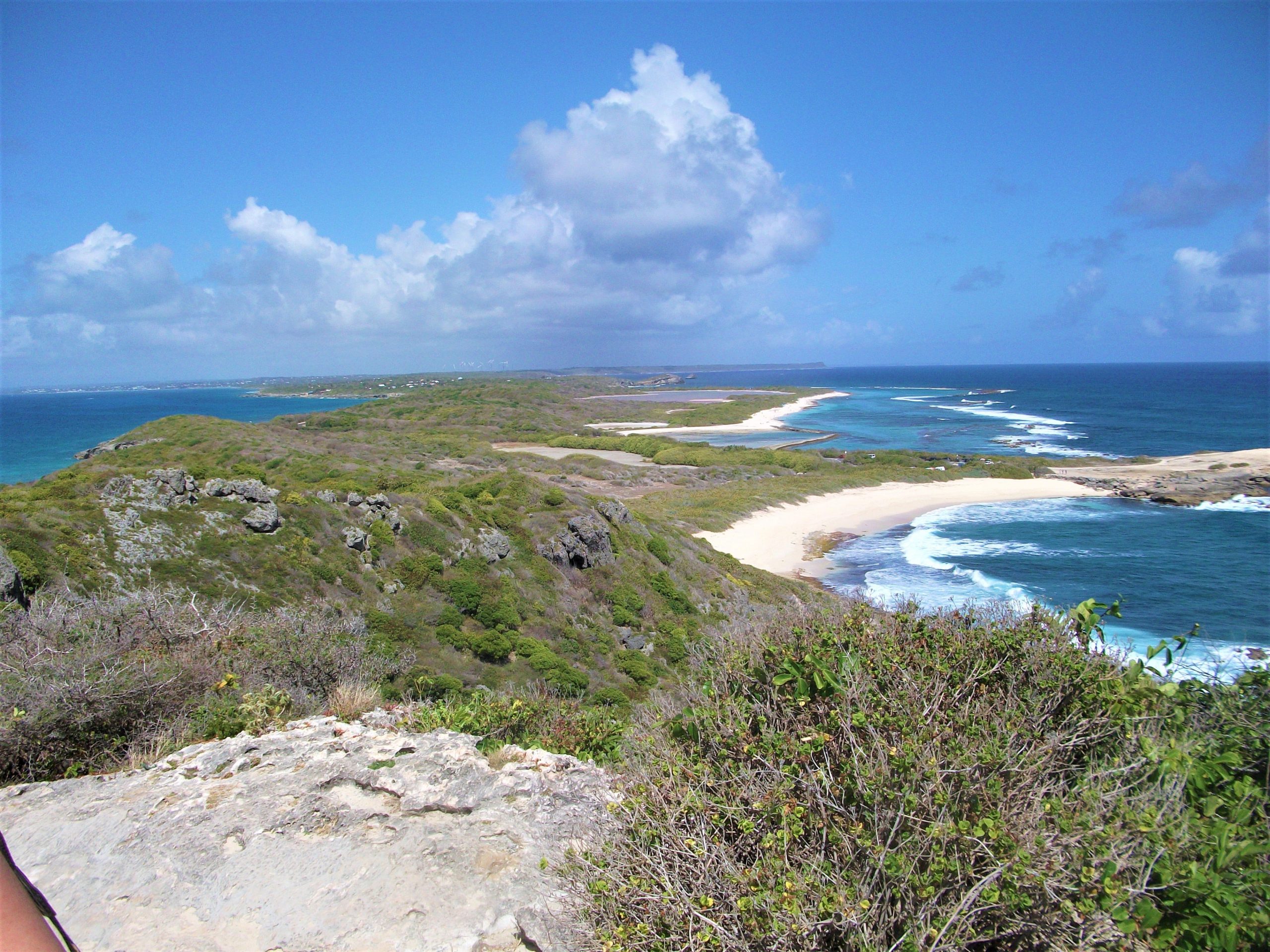 panorama depuis la pointe des chateaux en Guadeloupe