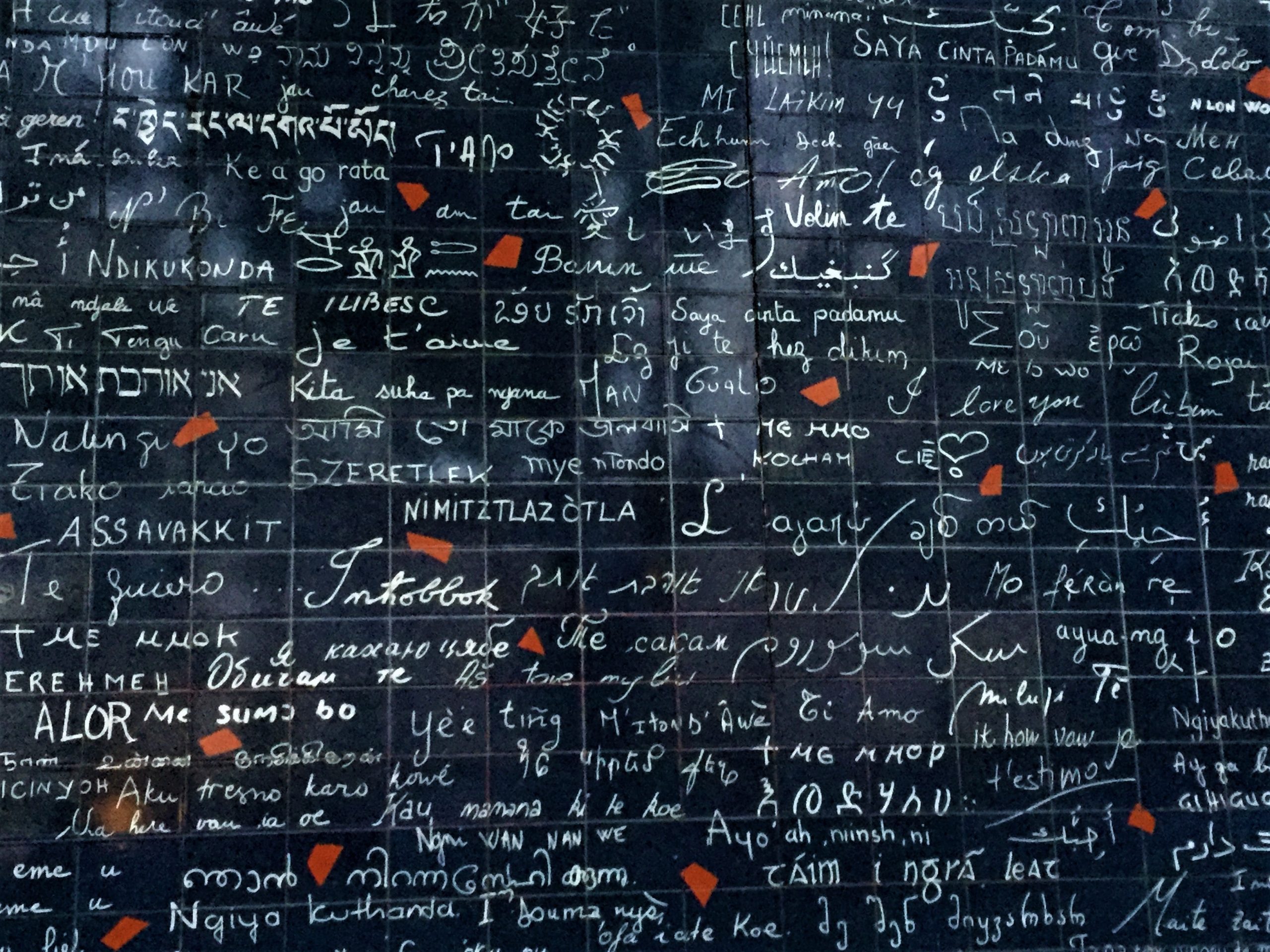 le mur des je t'aime paris