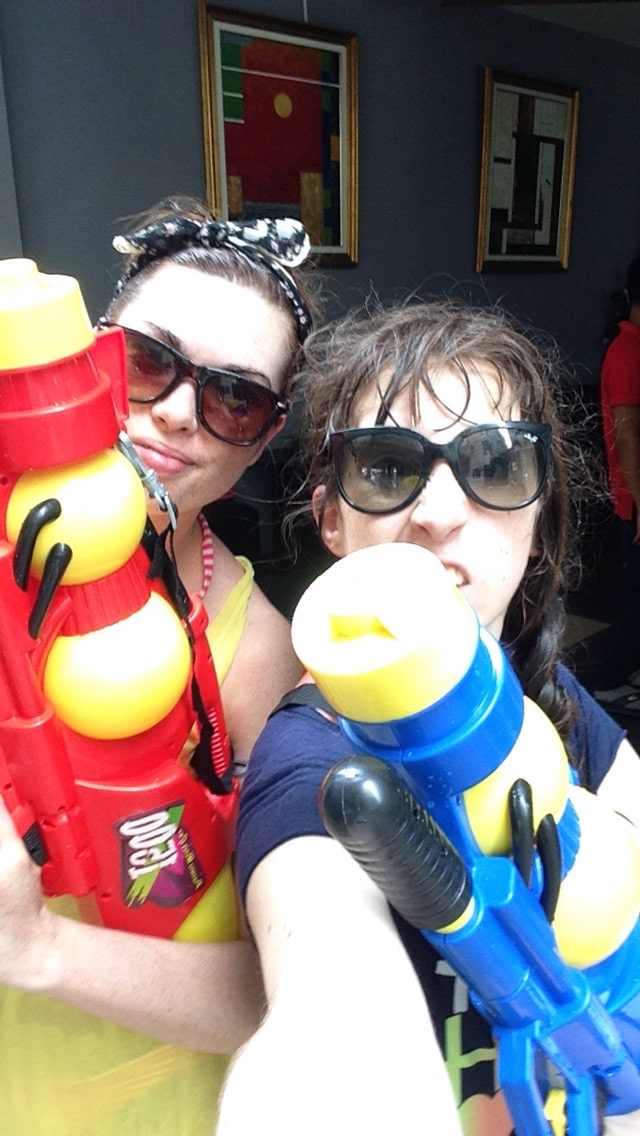 festival de l'eau tenue de combat