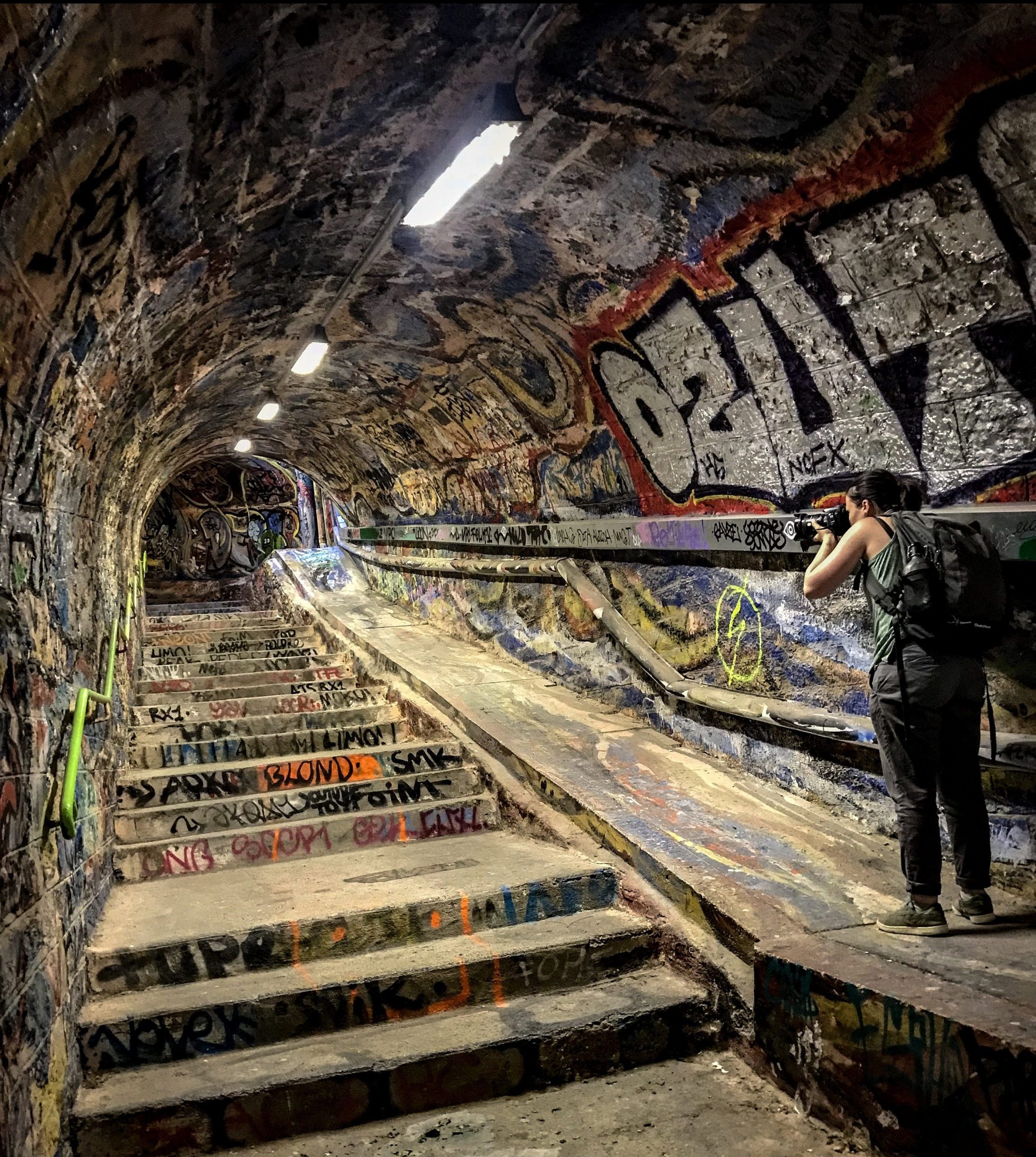 Photographie tunnel de cerbere