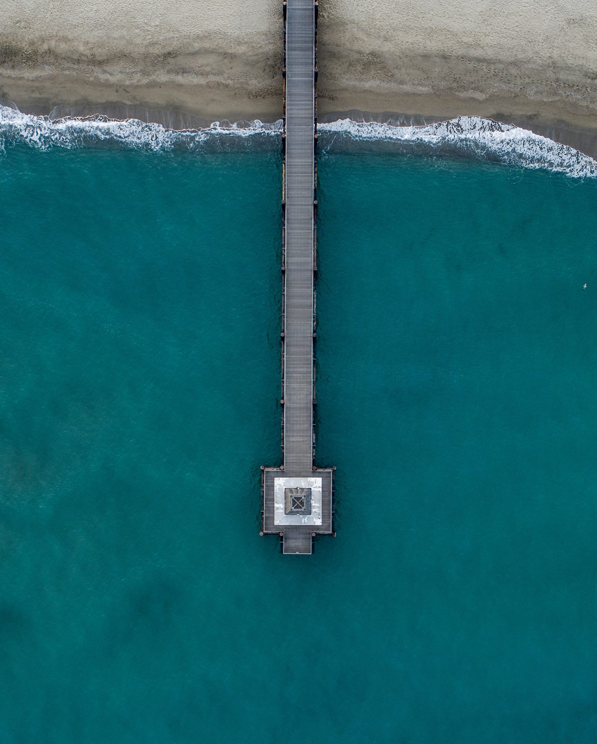 le ponton vue d'en haut