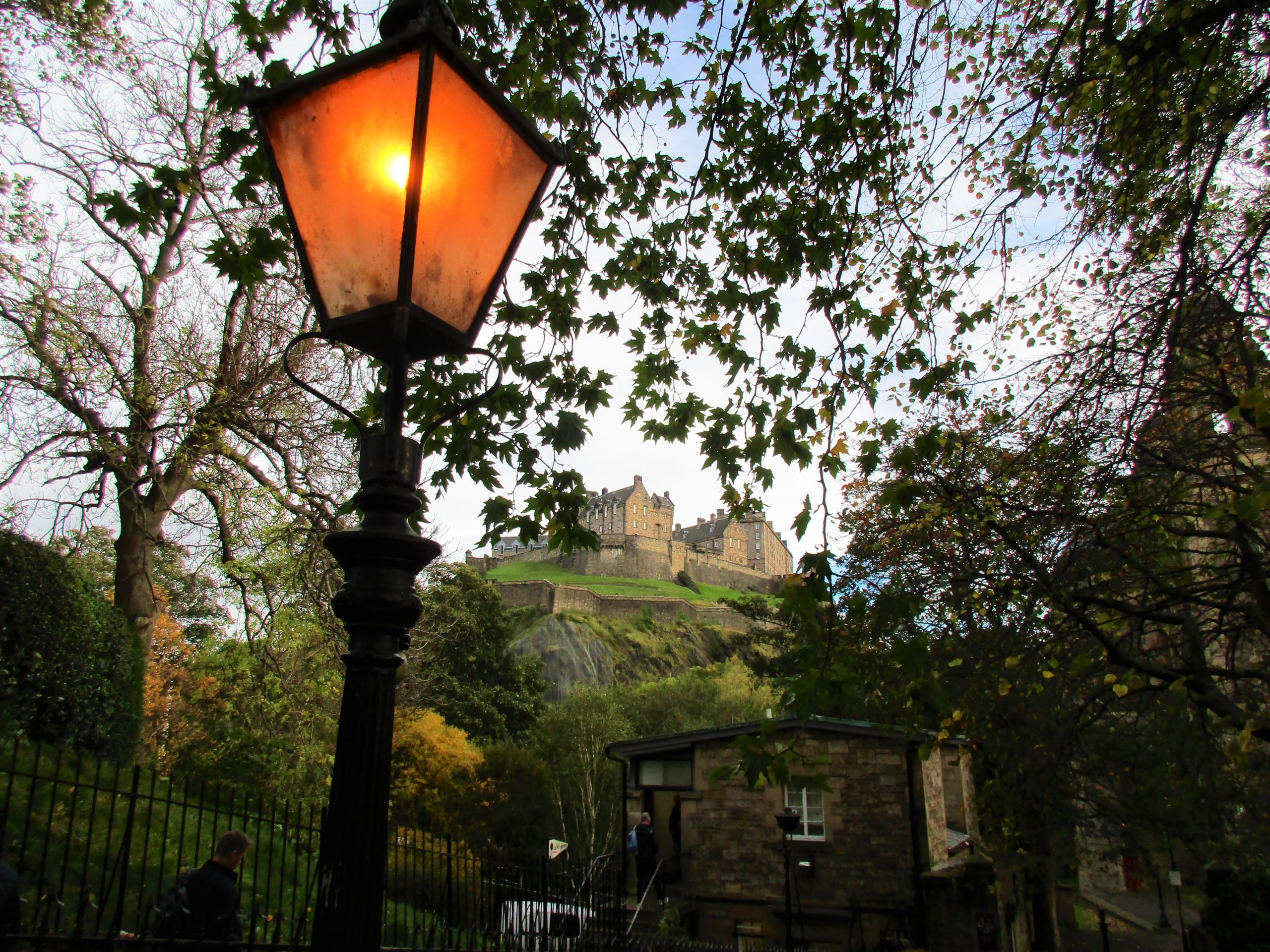 Old town et le chateau d'édimbourg