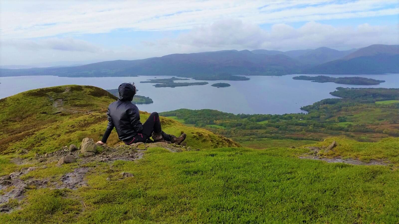 Sommet du Conic hill parc du Loch Lomond