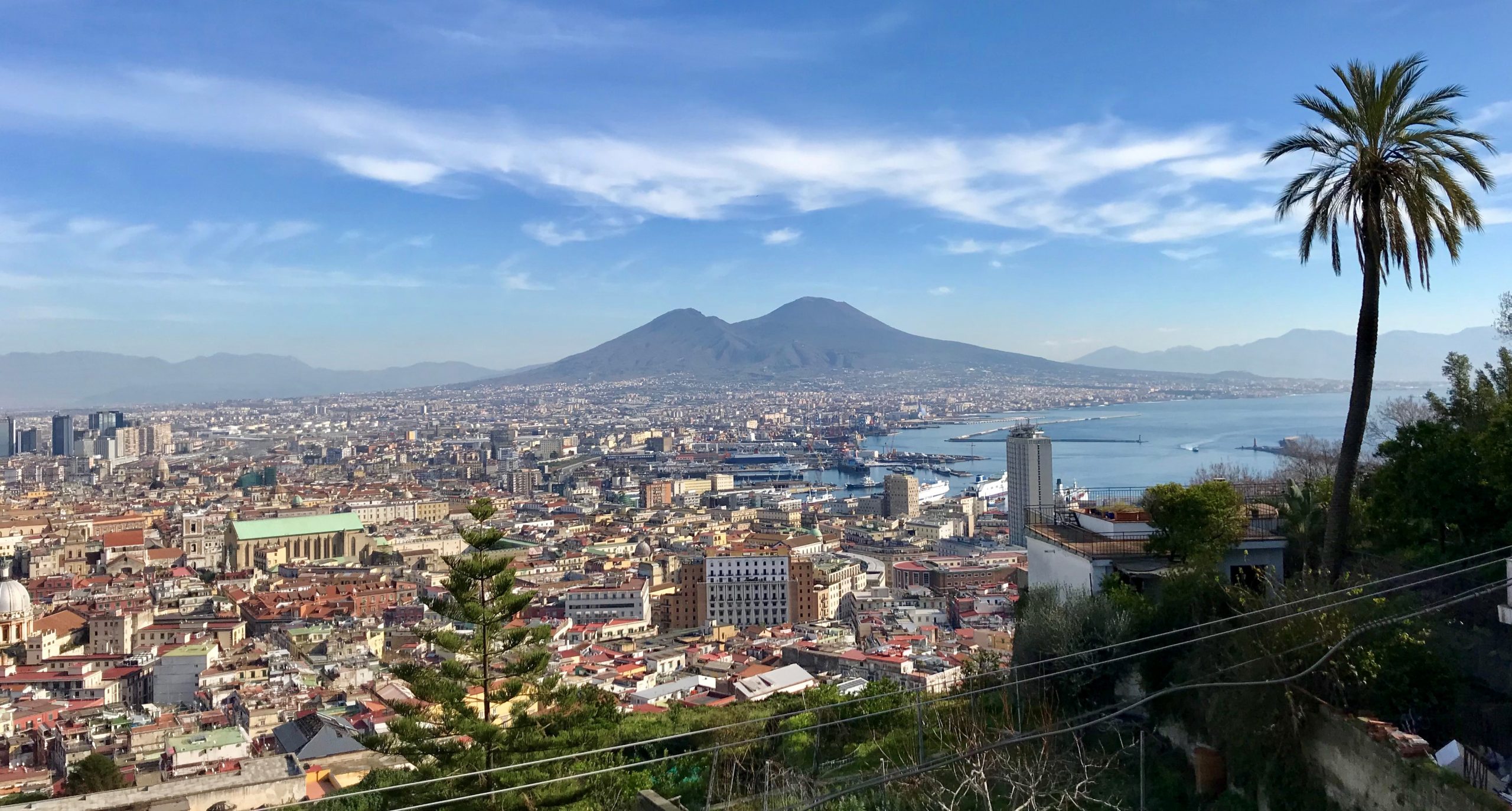 Vue sur Naples depuis le Castel sant elmo