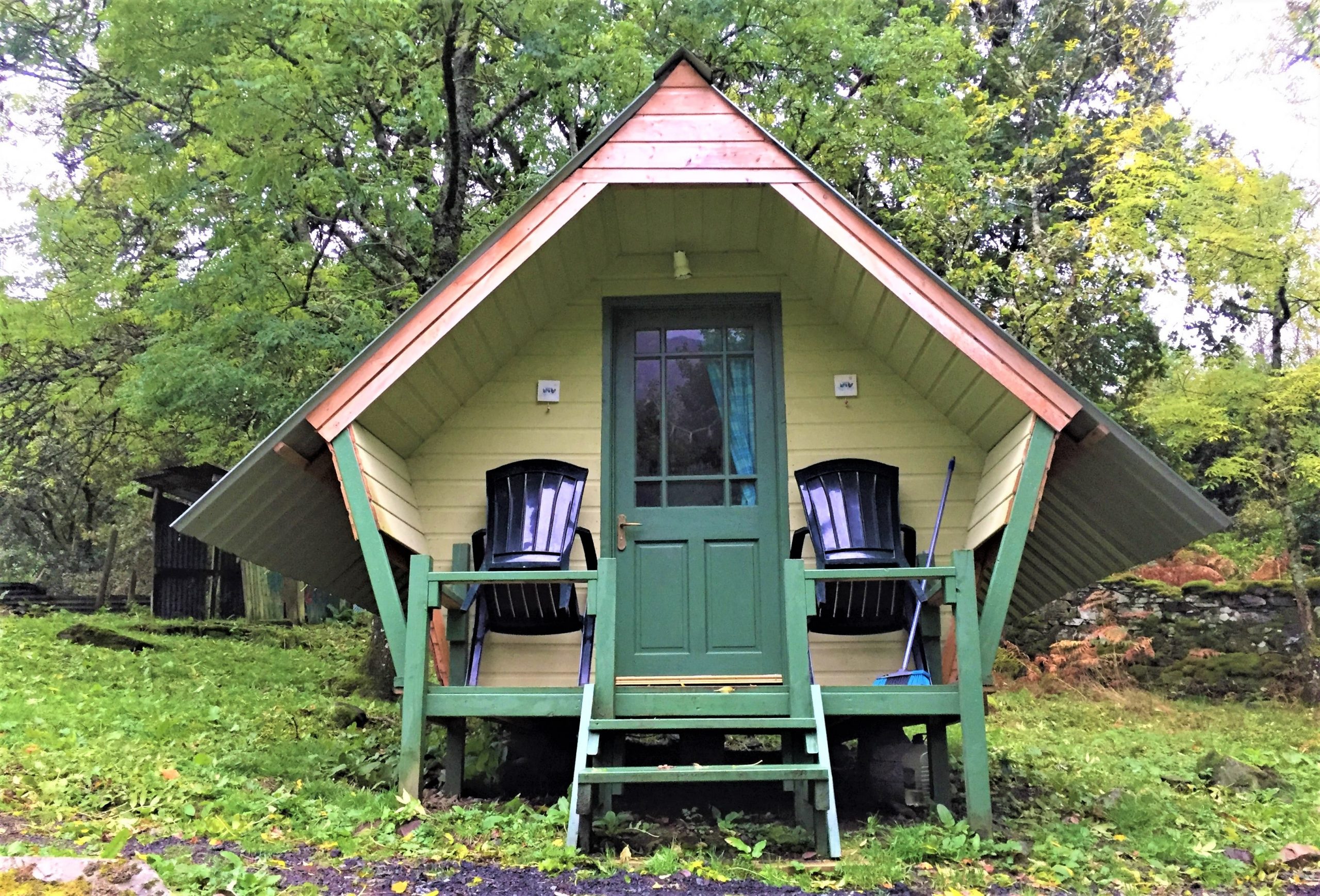 cabane dans une ferme écossaise