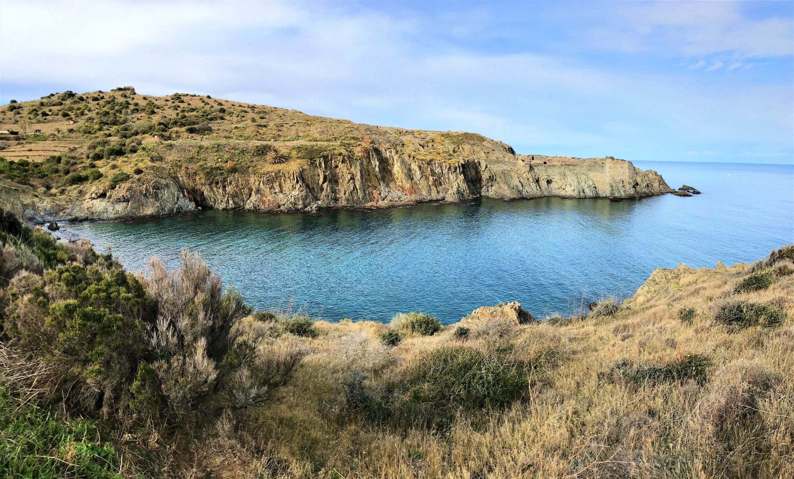 Sentier du littoral de Collioure à Port vendres