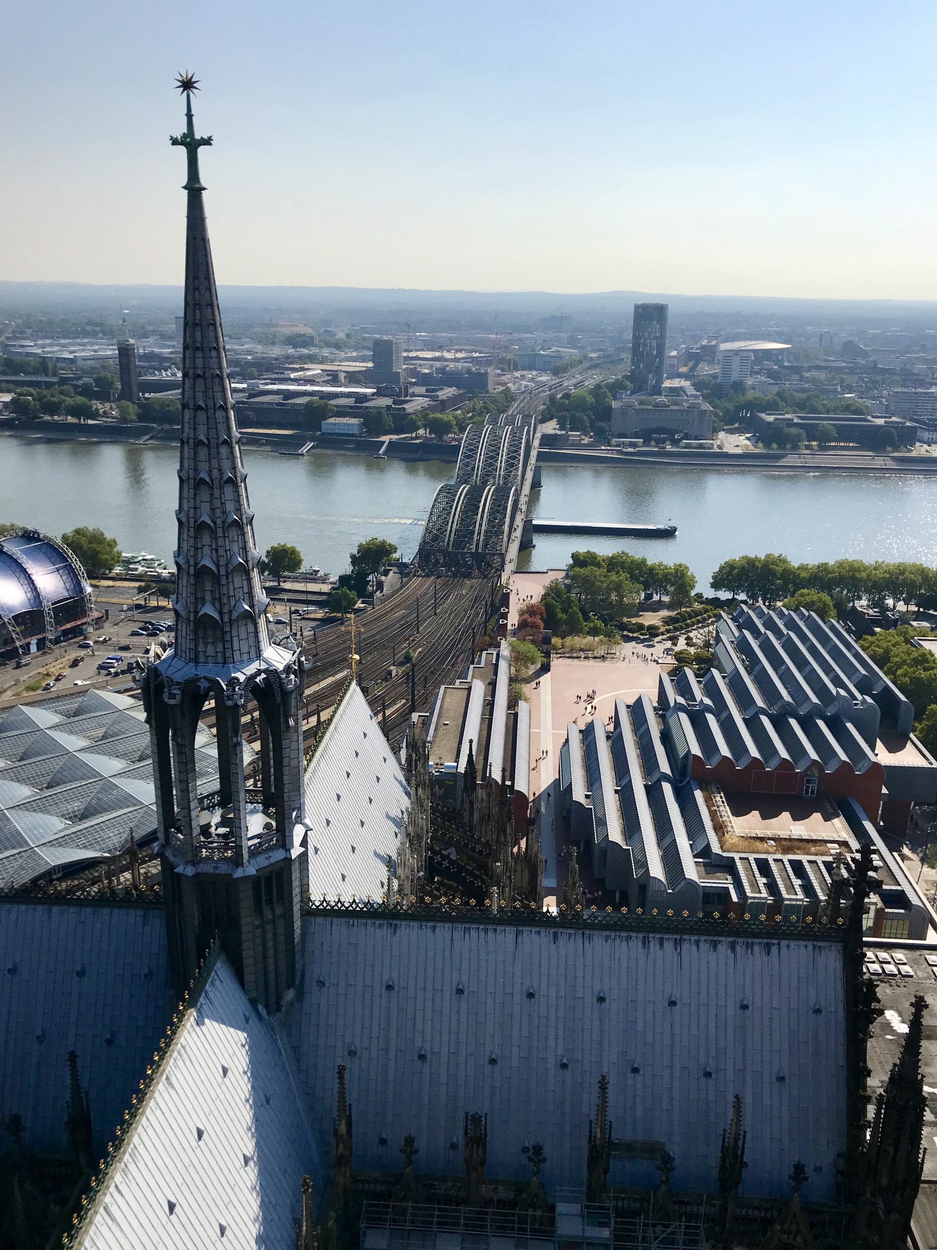 vue depuis la cathédrale de cologne