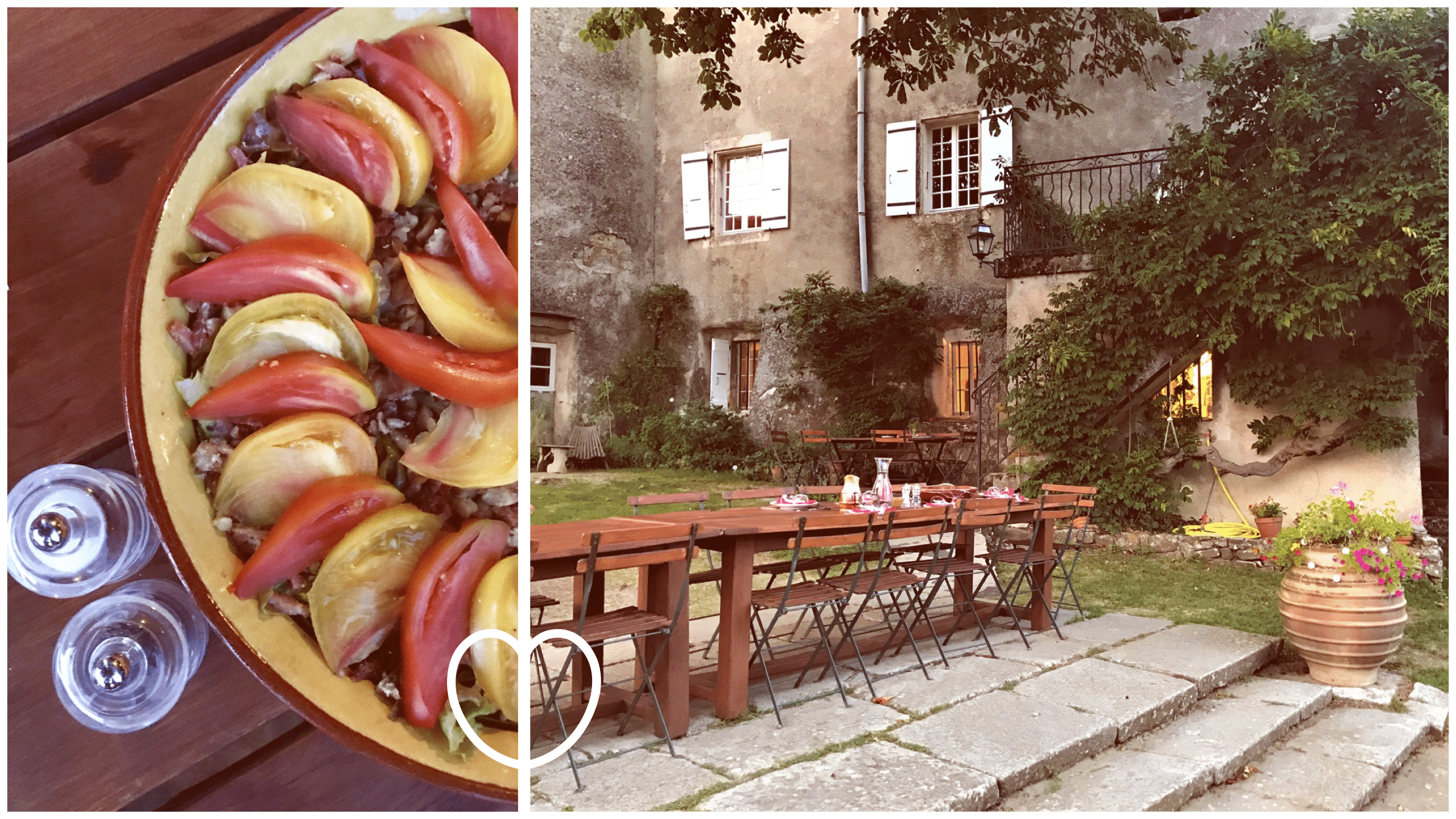 moment de convivialité au chateau de liviers