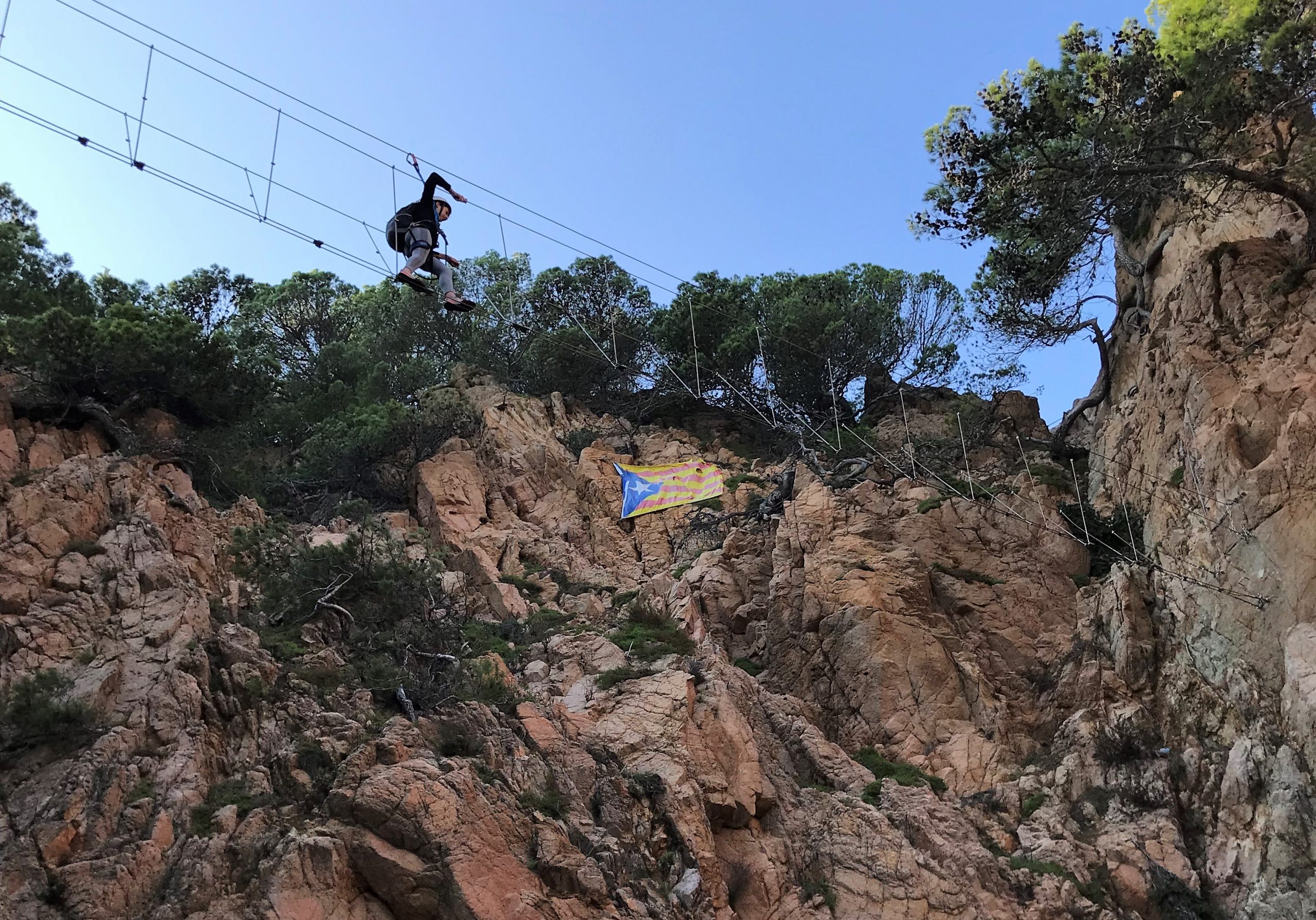 drapeau de la catalogne saint feliu de guixols