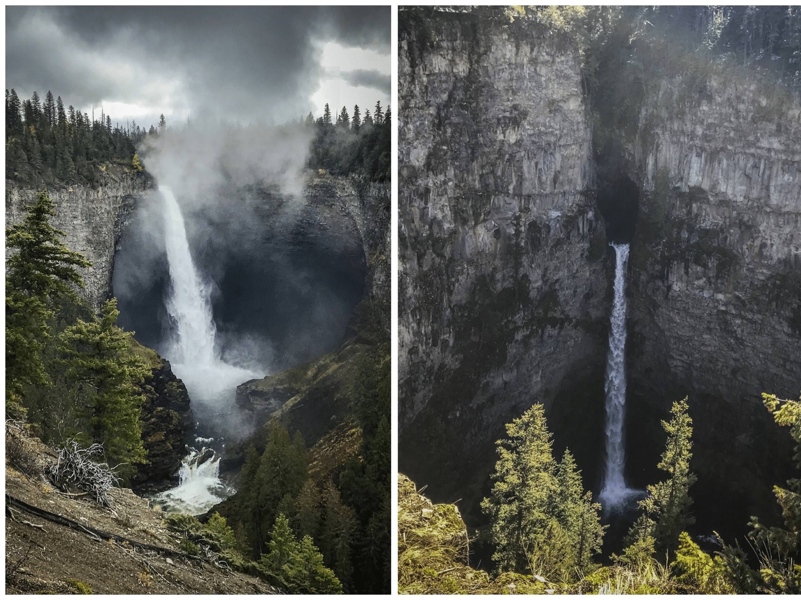 helmcken falls & spahats falls