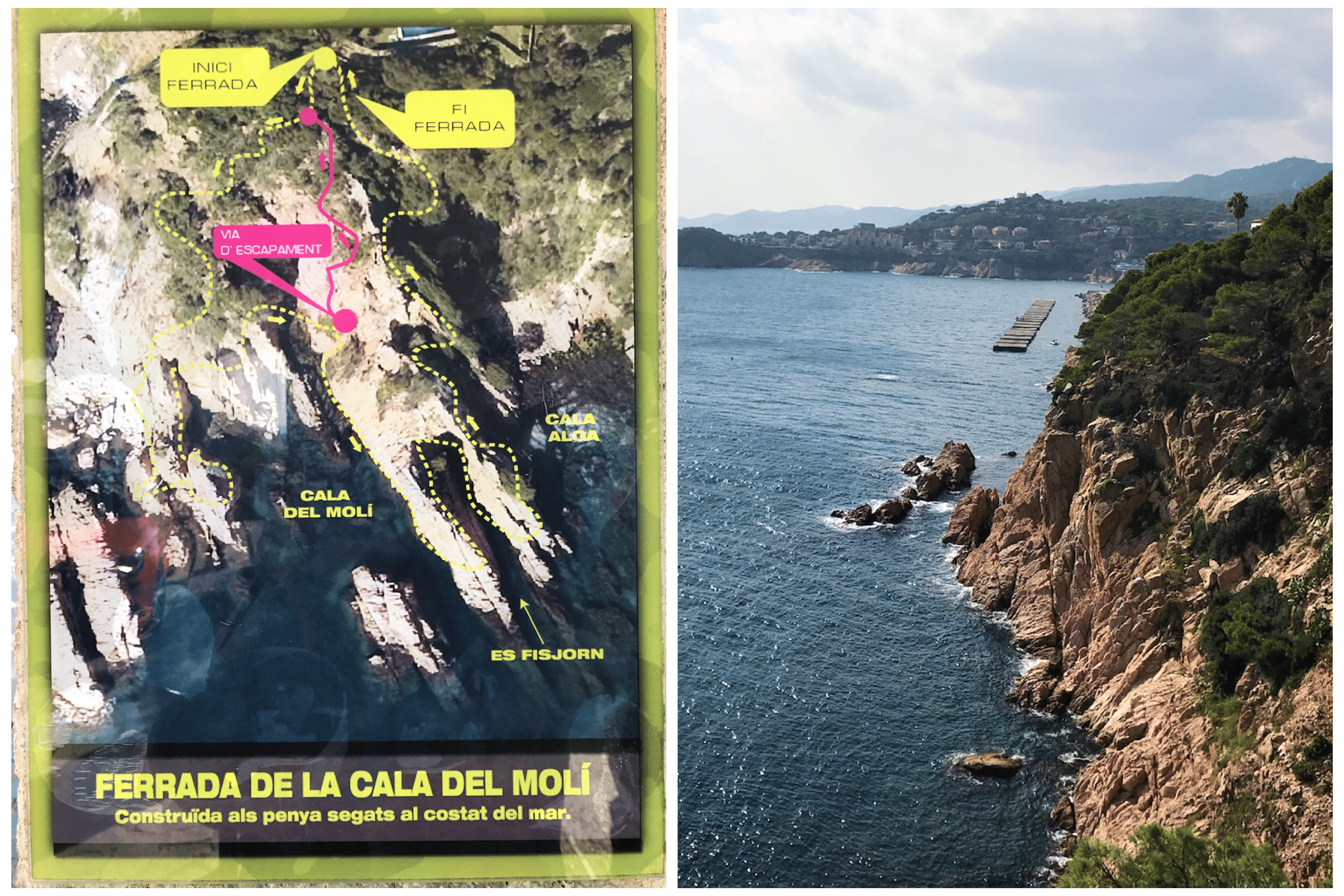 via ferrata saint feliu de guixols costa brava
