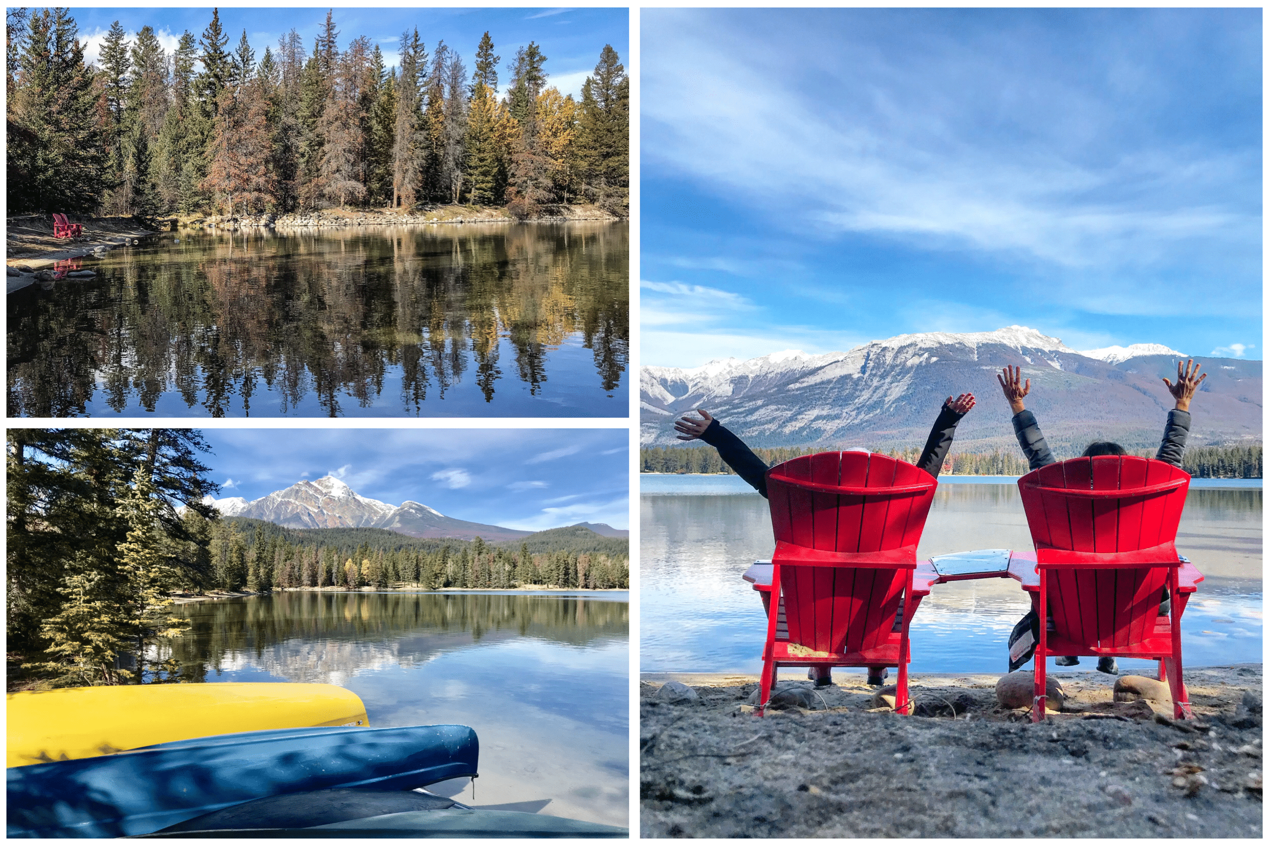 edith et annette lake road trip dans les rocheuses canadiennes