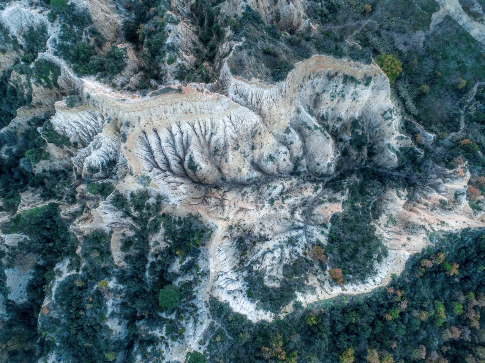 Les Orgues d'ille vue du ciel