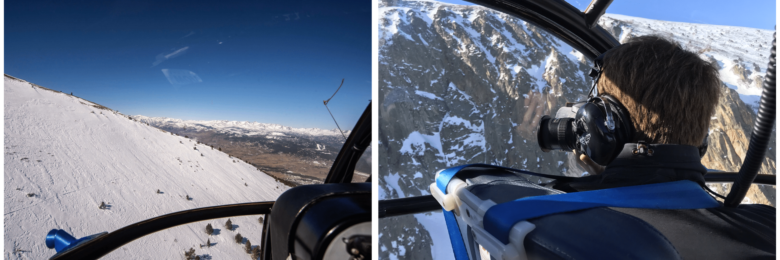 cerdagne helico des neiges
