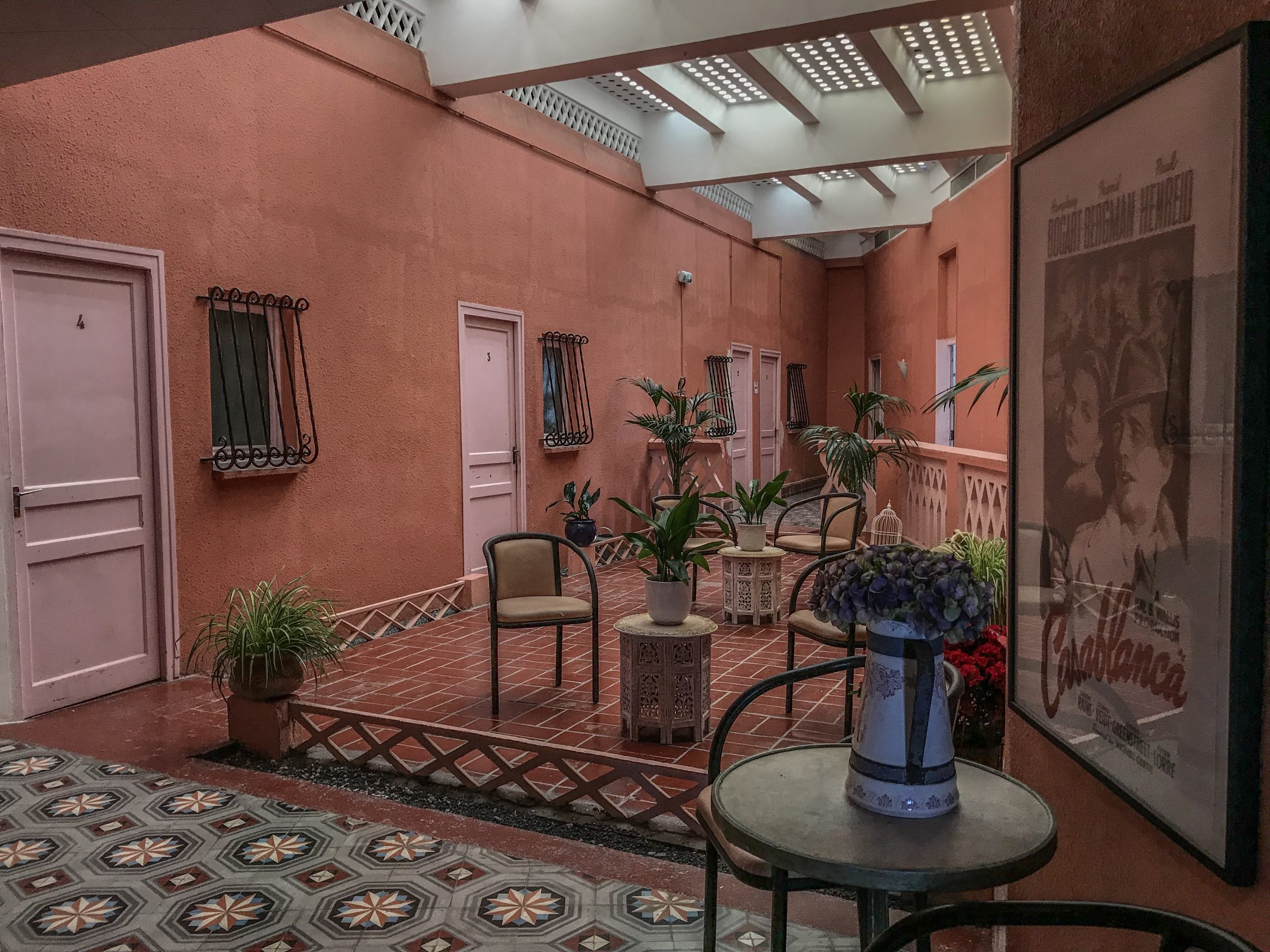 décor de l’hôtel belvédère