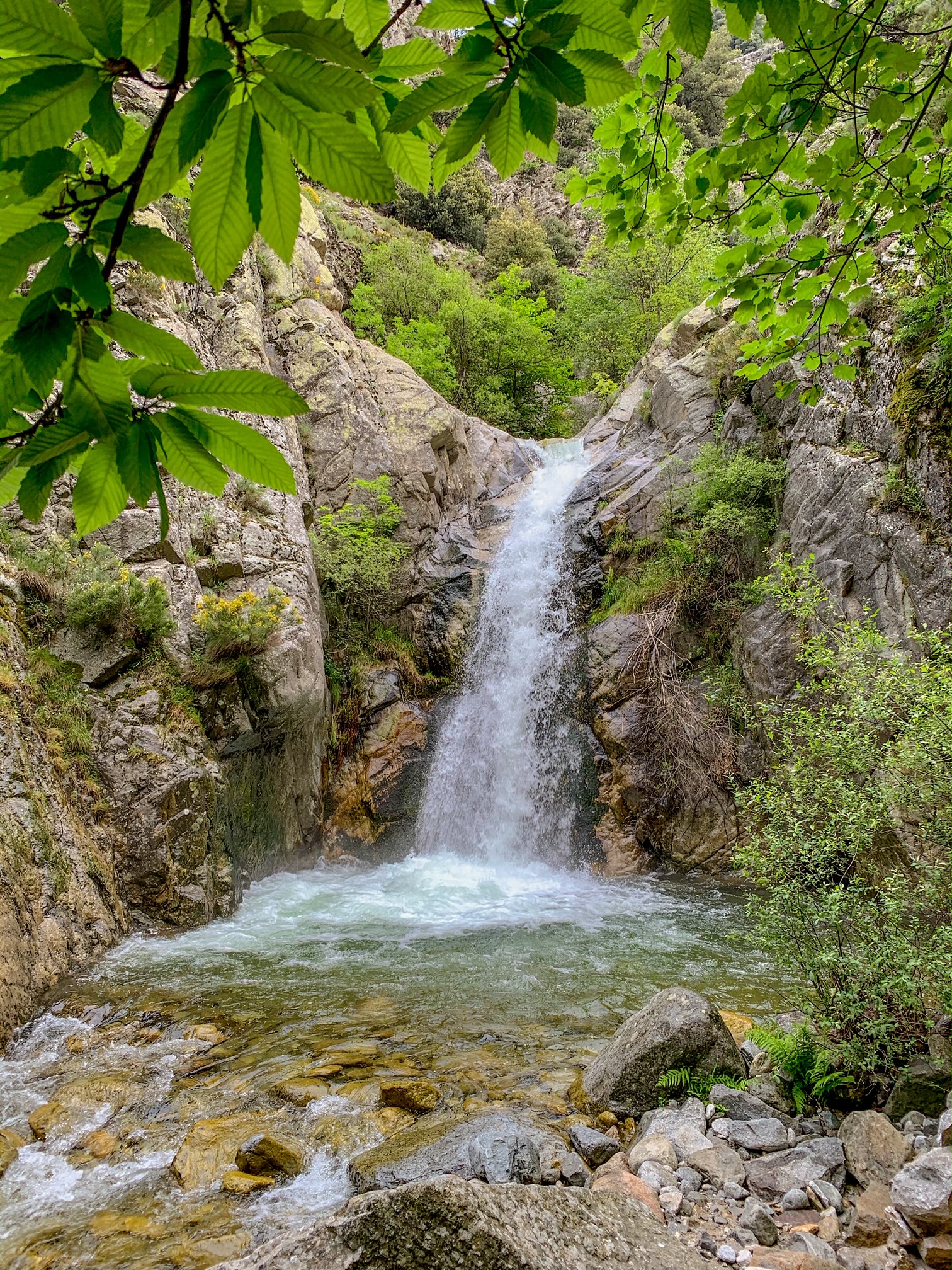 cascade du saint vincent vernet les bains