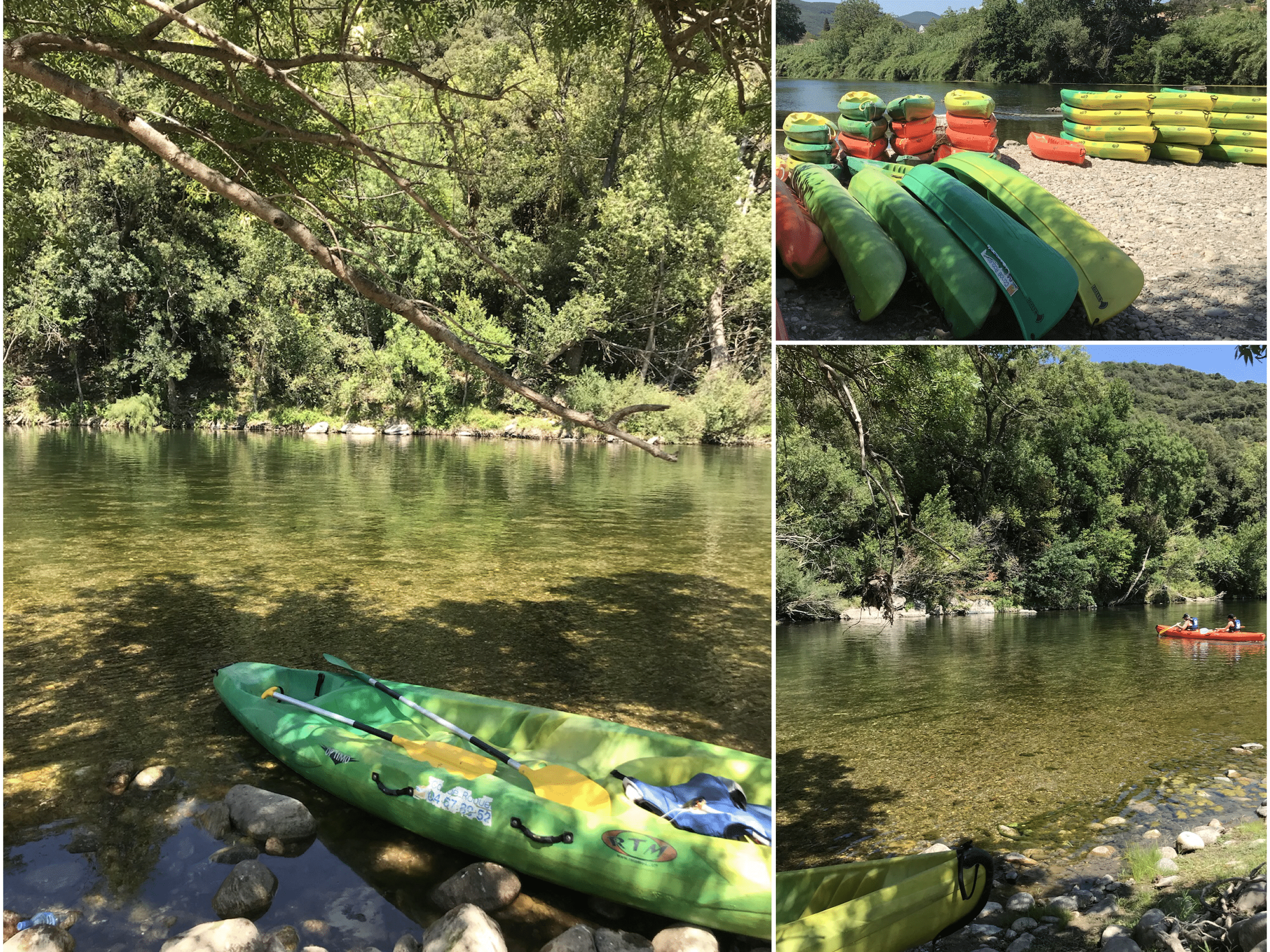 canoe roquebrun fleuve de l'orb