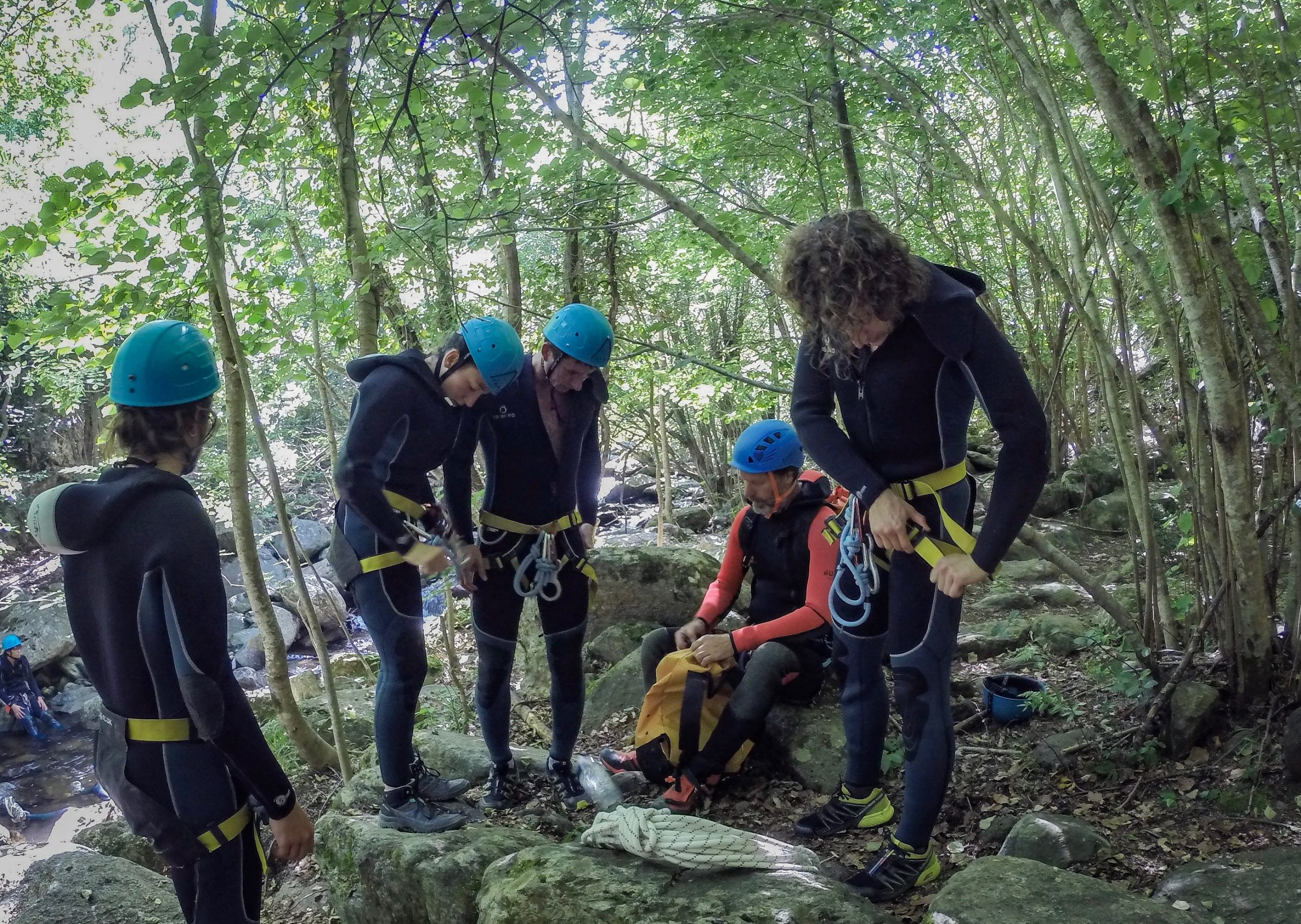 canyoning gorges du llech pyrénées catalanes
