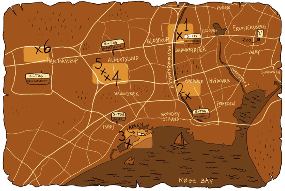 carte aux géants thomas dambo copenhague