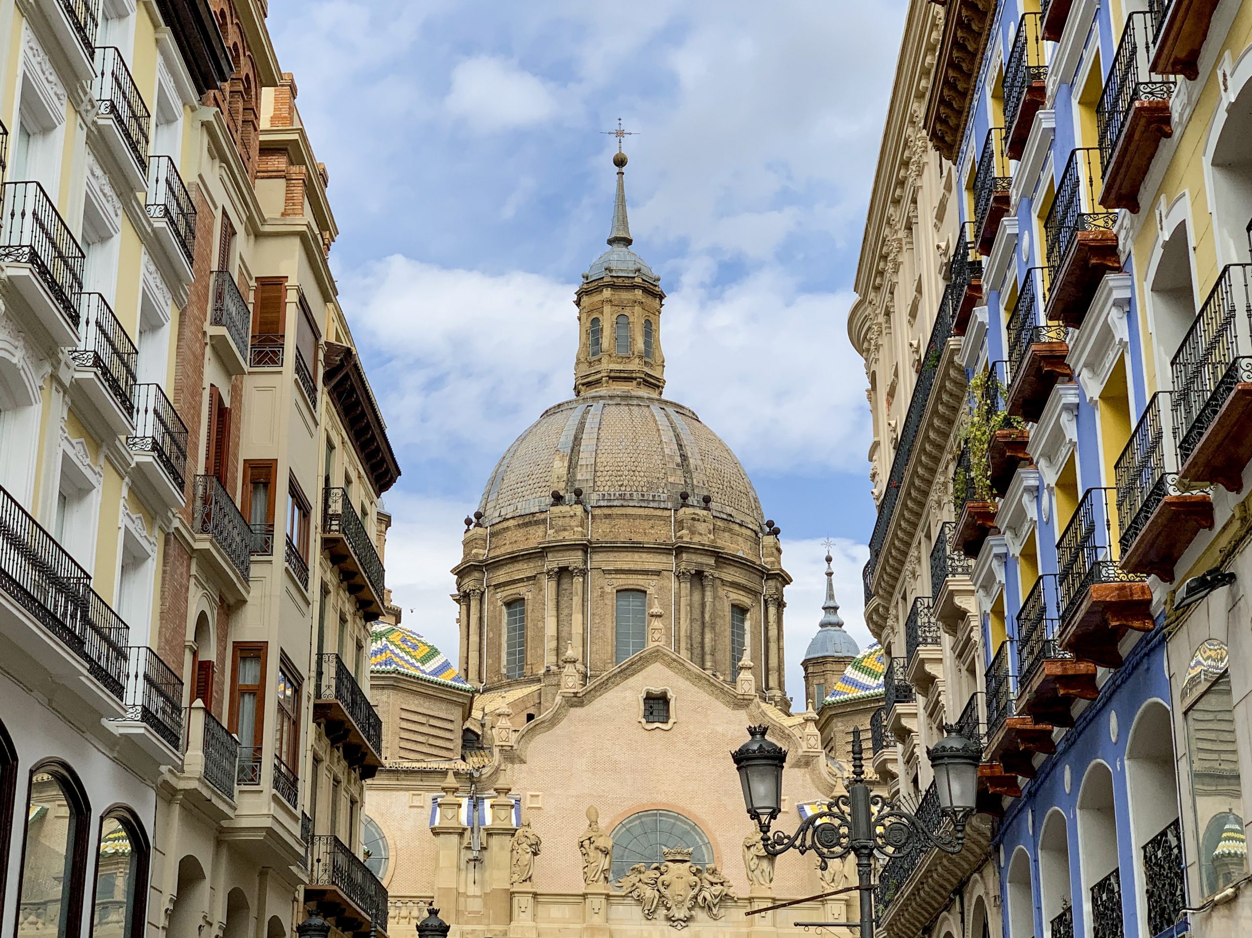 Vue sur la basilique Pilar