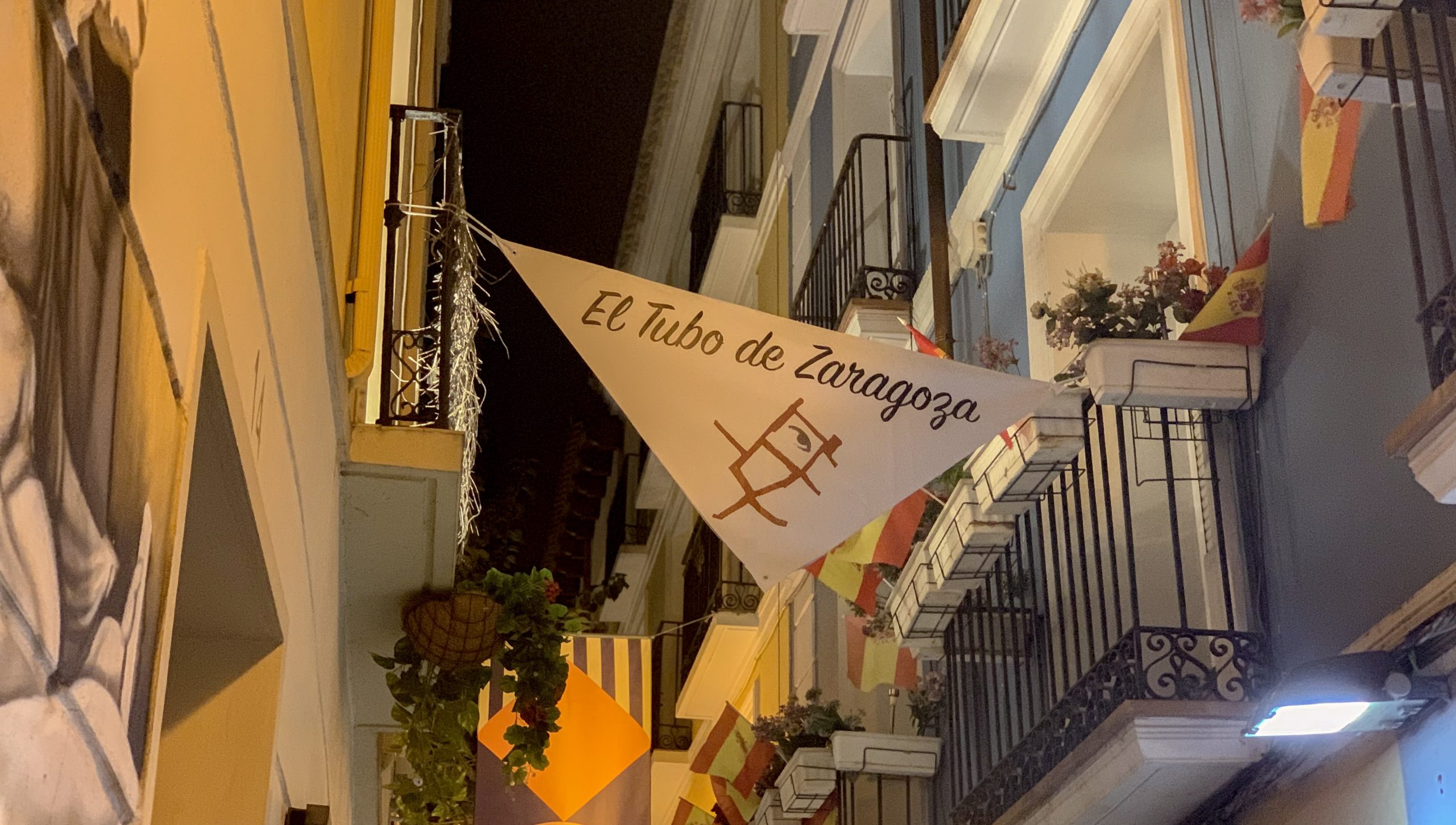 quartier animé de Saragosse