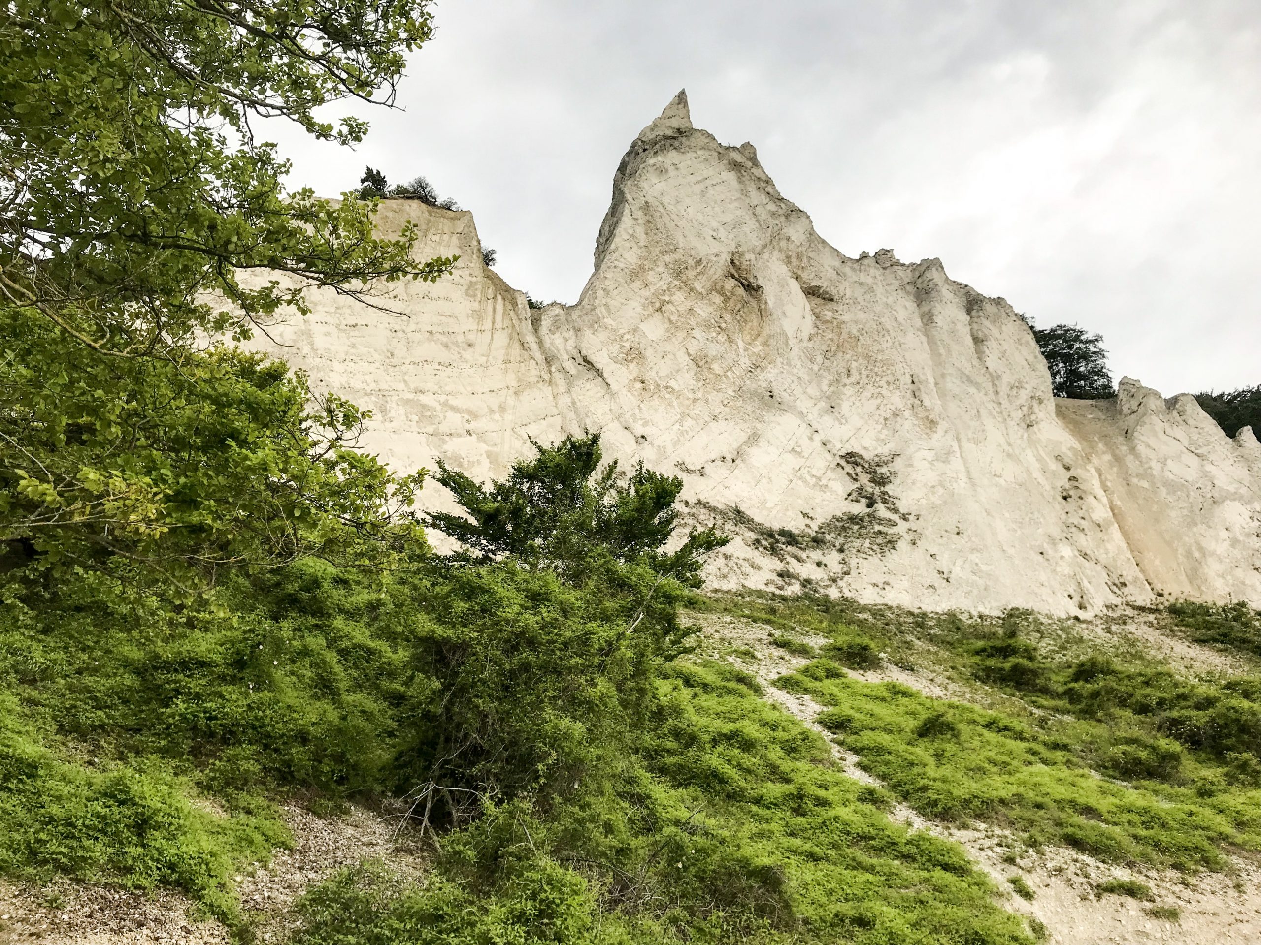 l'ile de mon danemark falaises