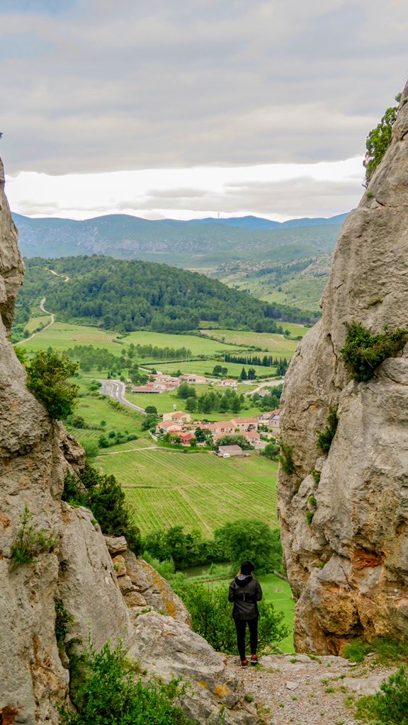 ruine du chateau de tautavel pyrénées orientales