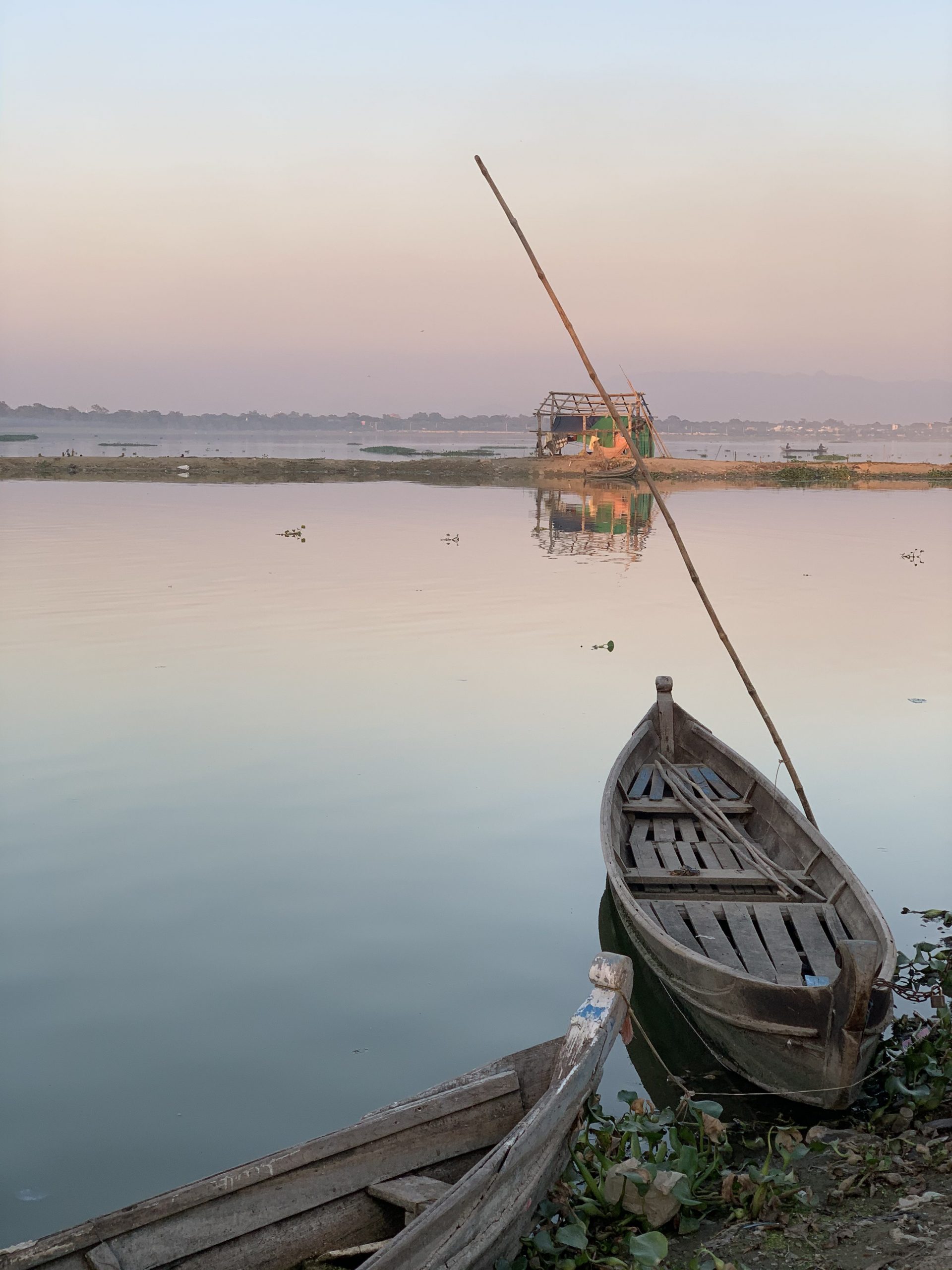 coucher de soleil au pont ubein