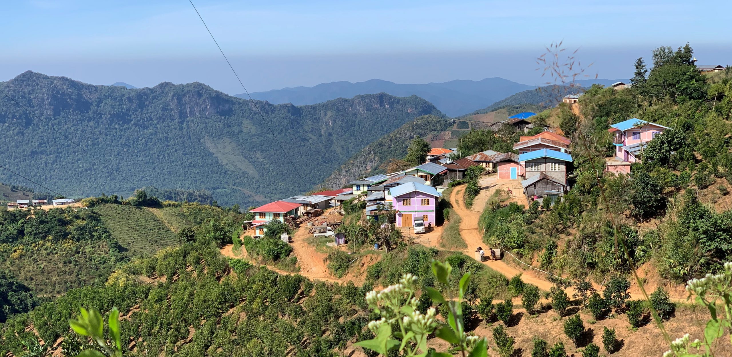 village dans les hauteurs de Kalaw