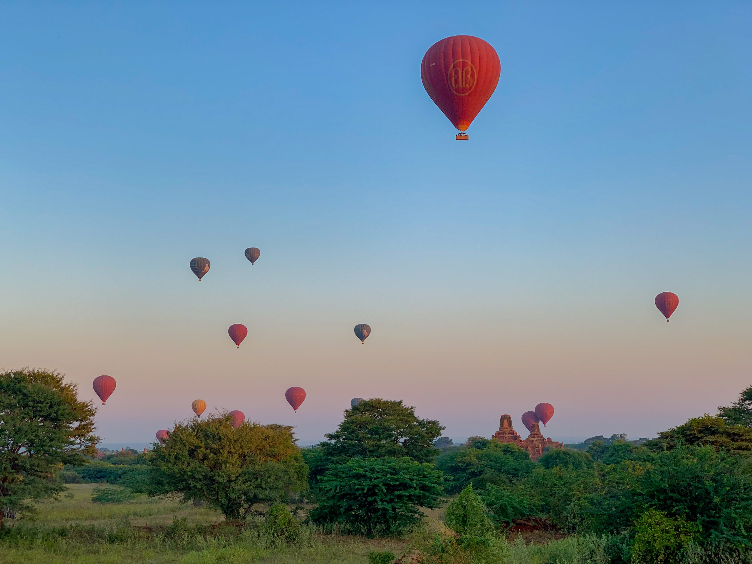 bagan carte postale birmanie