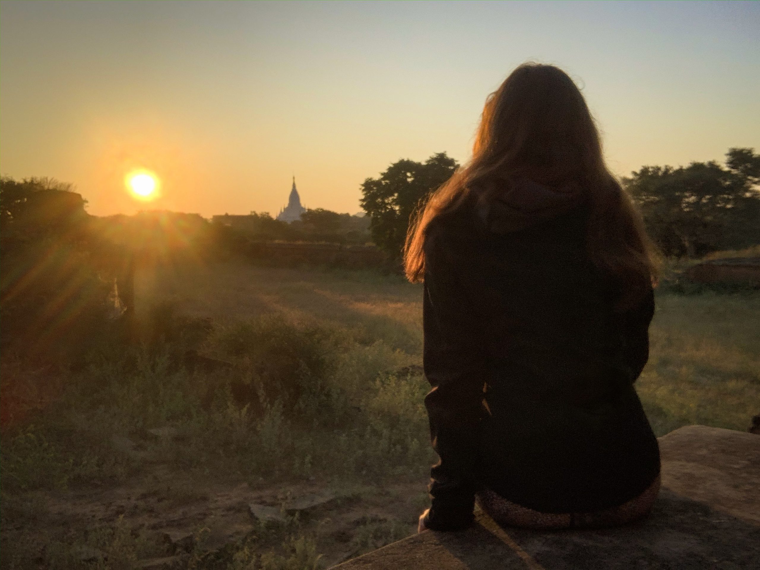 lever de soleil à bagan