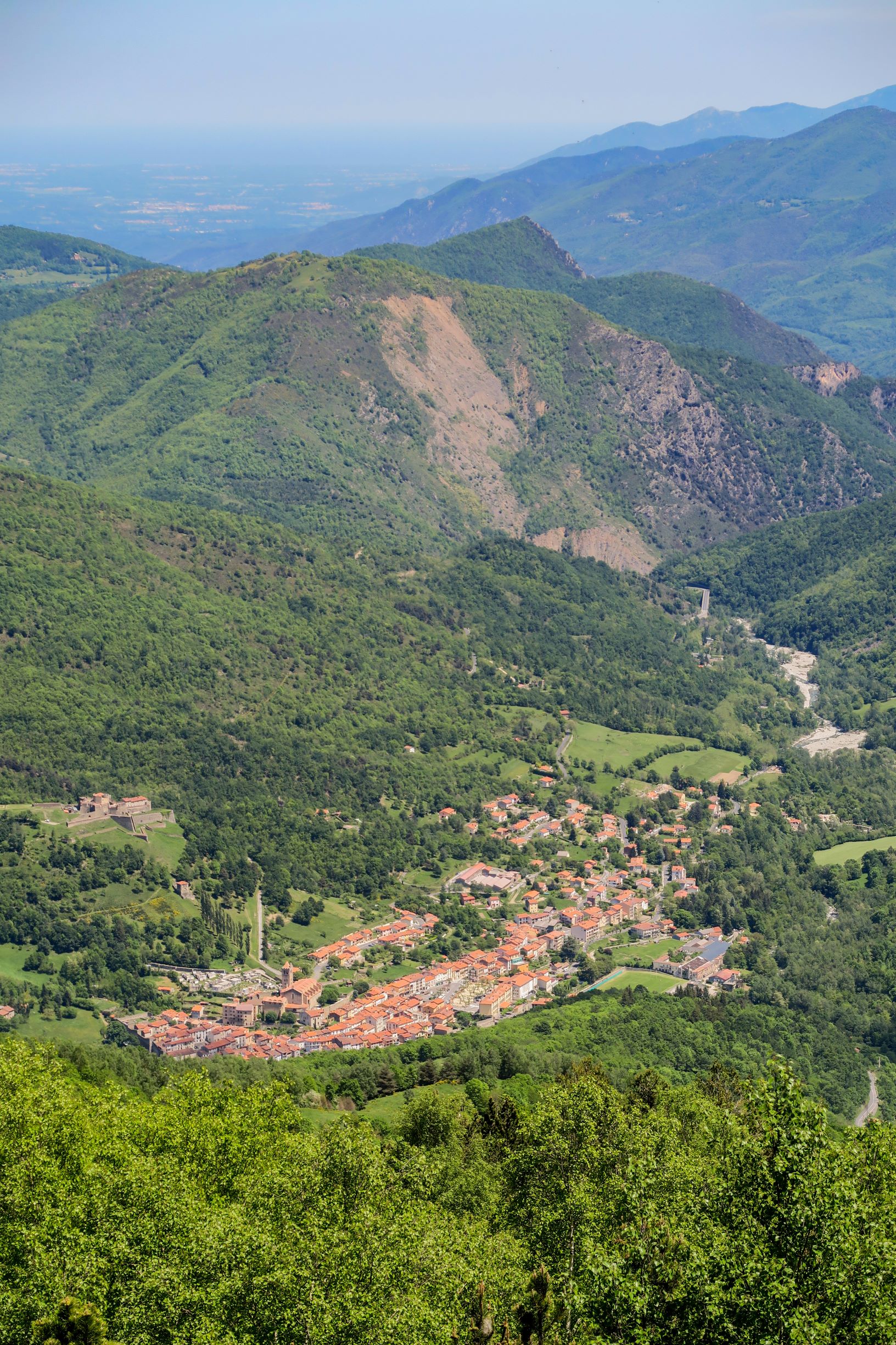 prats de mollo depuis la tour del mir