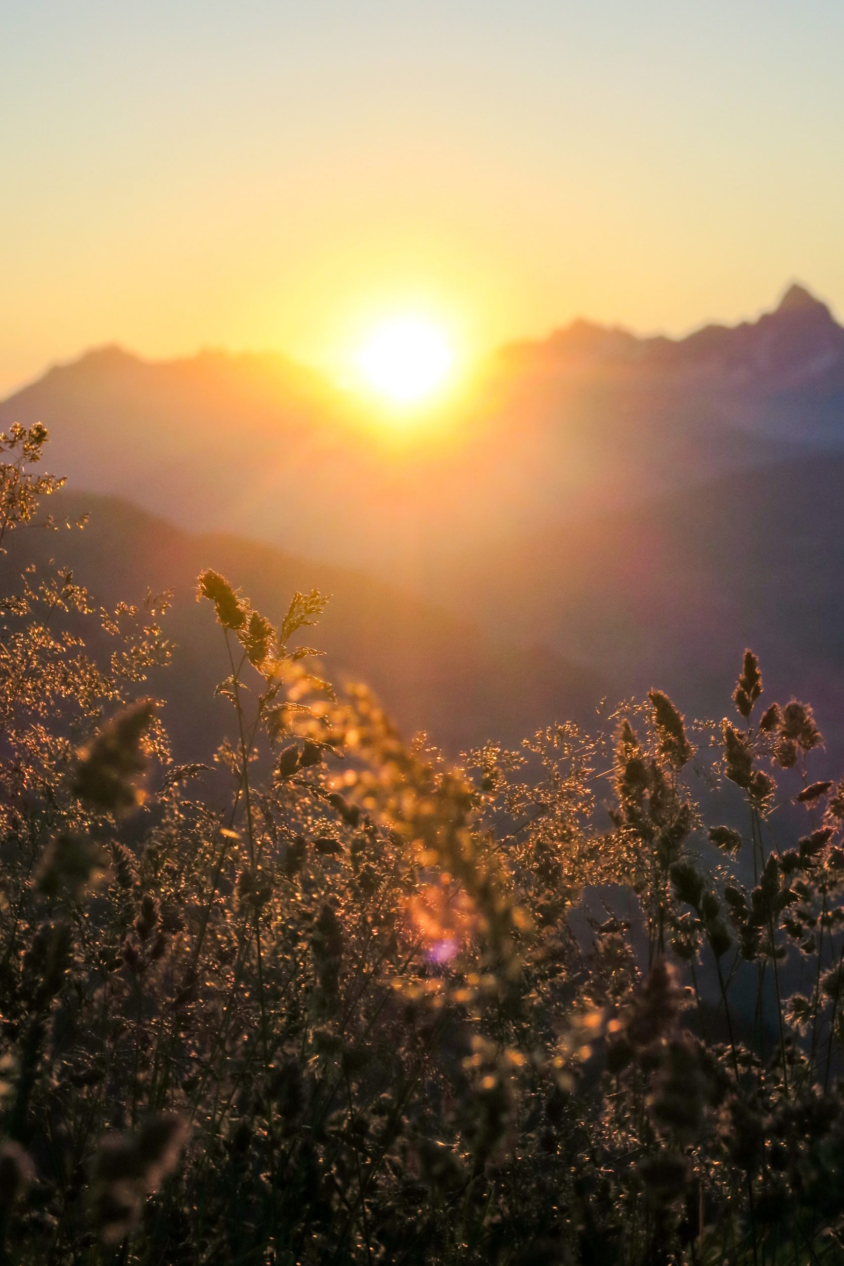 lever de soleil pratz vechin pays d'albertville