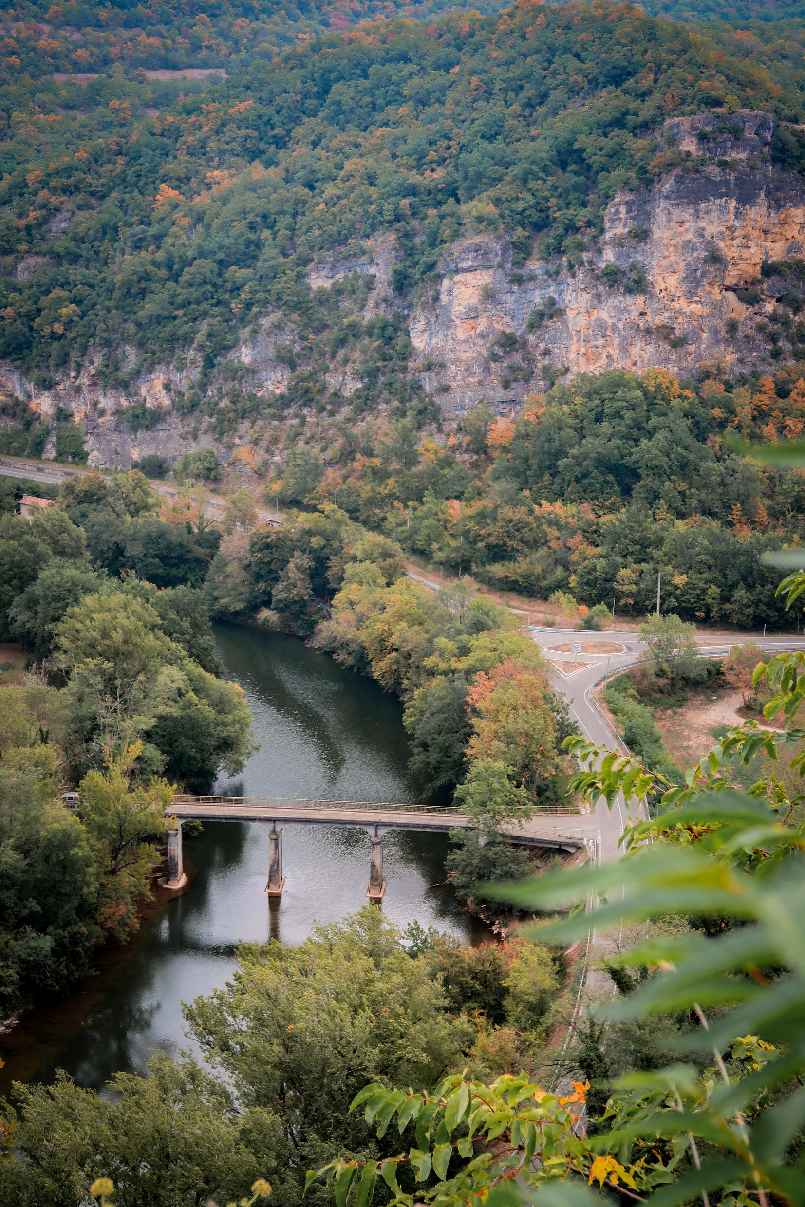 vue depuis les chateaux de bruniquel