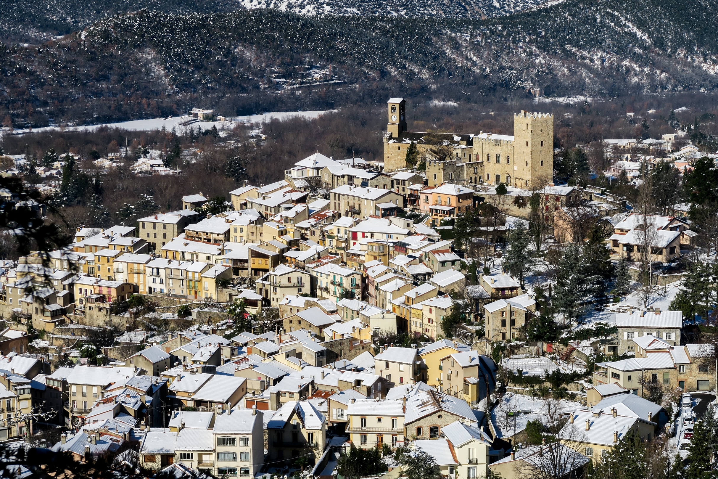 panorama sur vernet les bains belvedere alzina