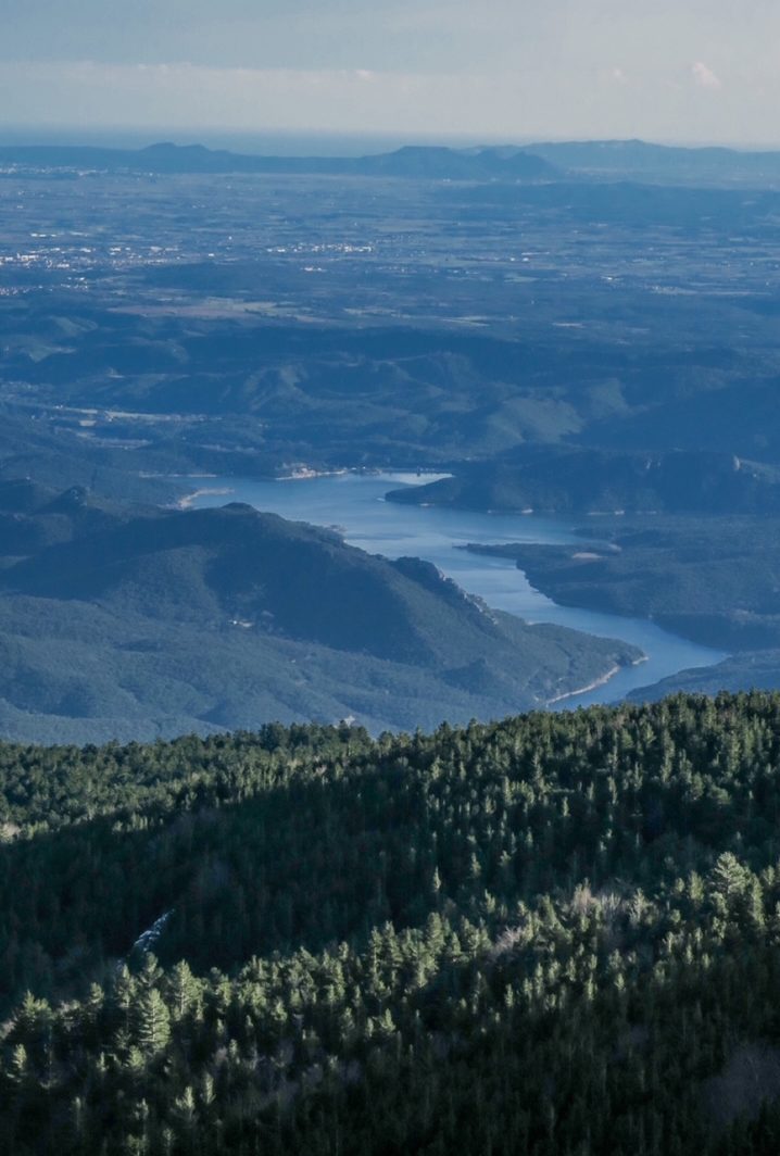 vue sur le lac darnius