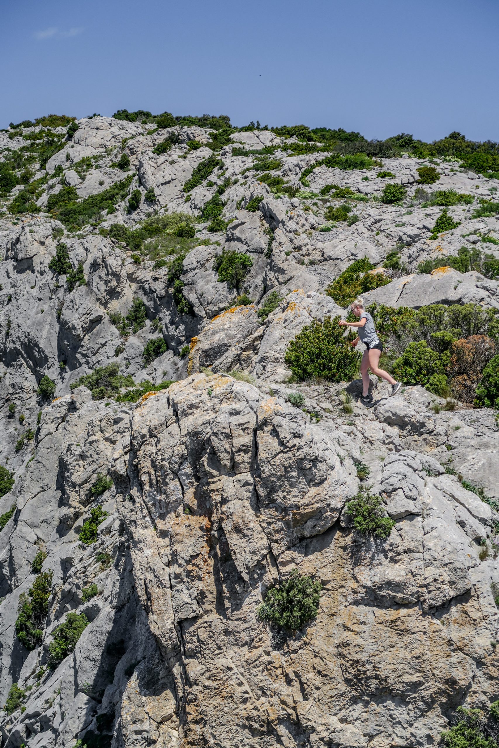 falaises de vingrau pyrénées orientales rando