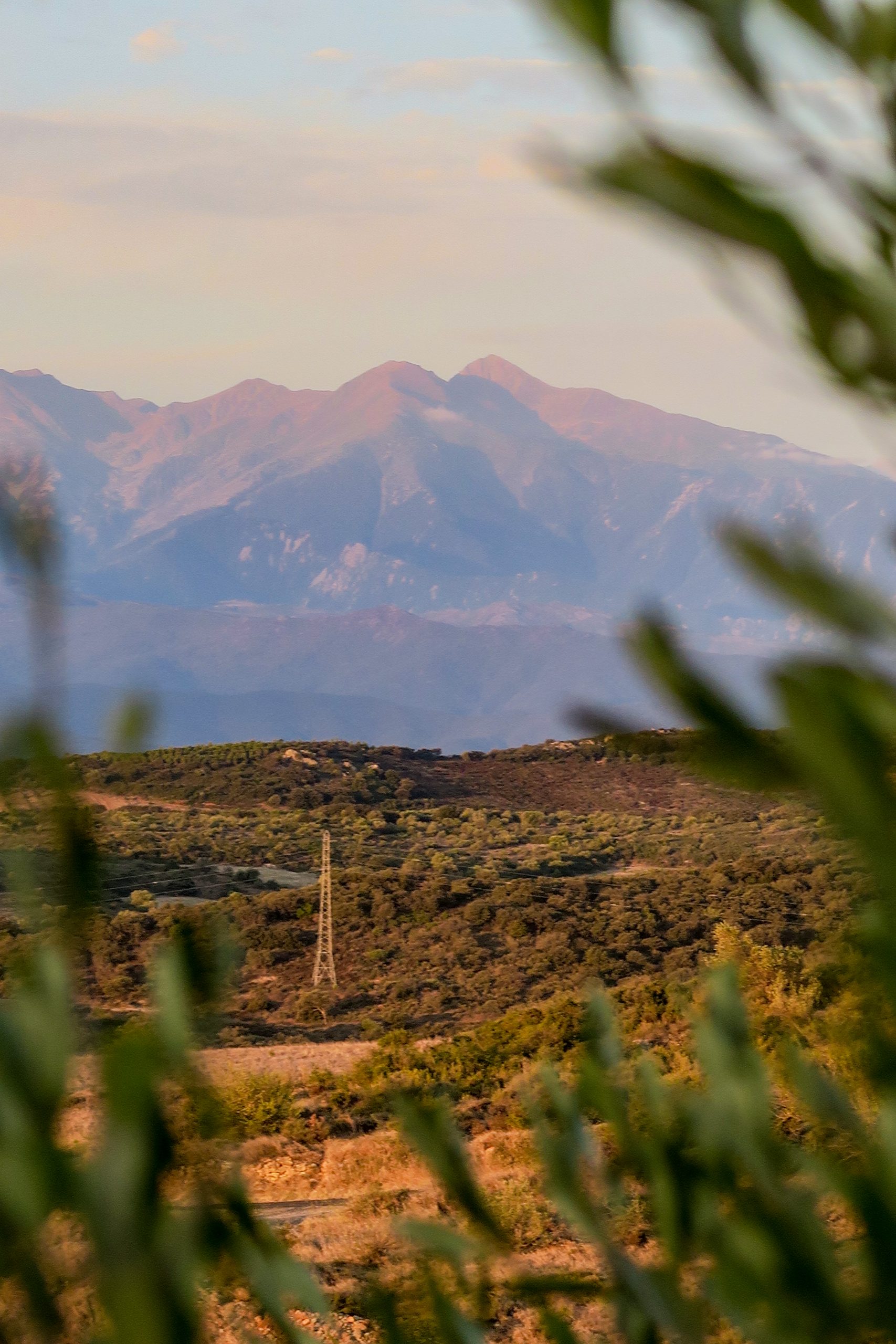 le canigo depuis l'ecoparc catalan