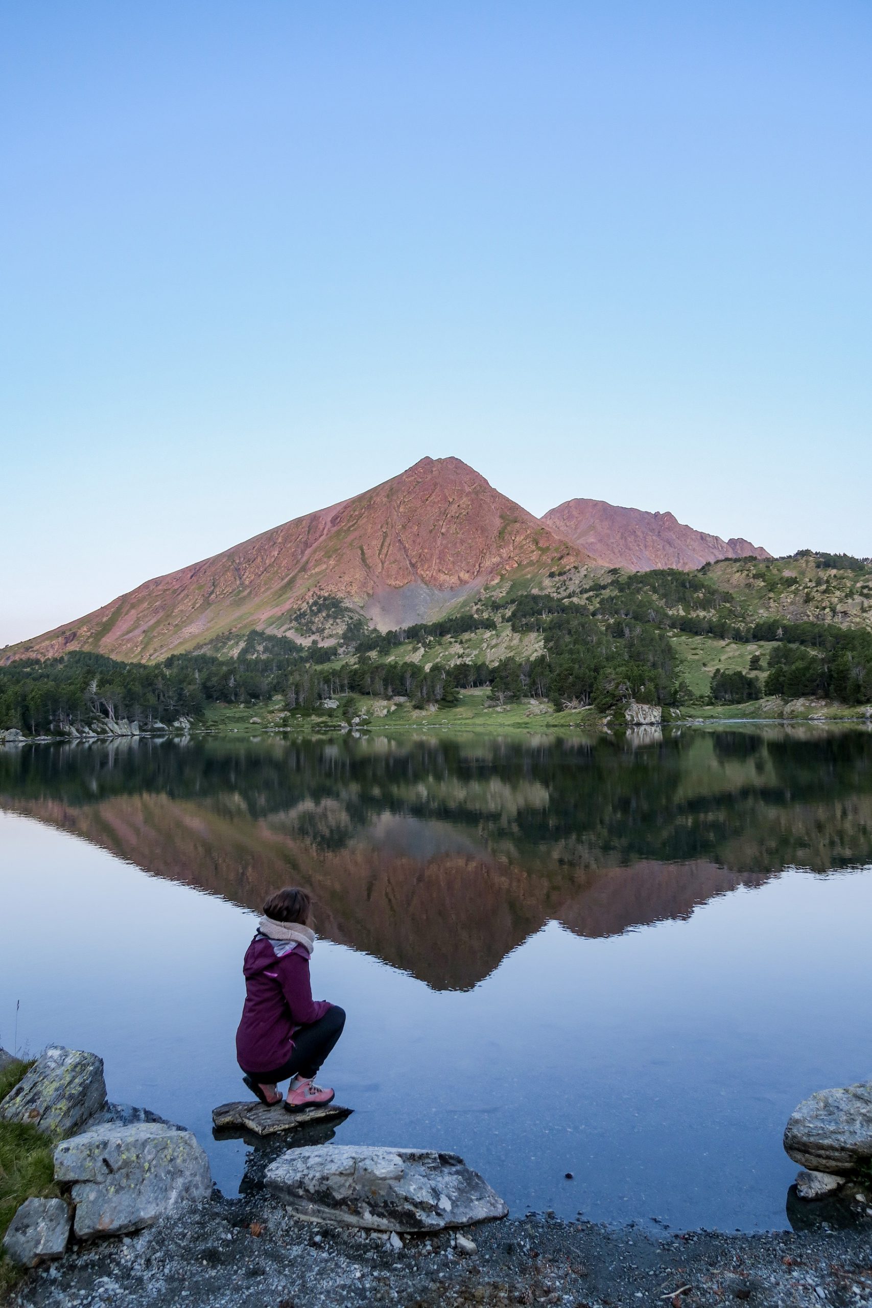 lever de soleil lac de camporells