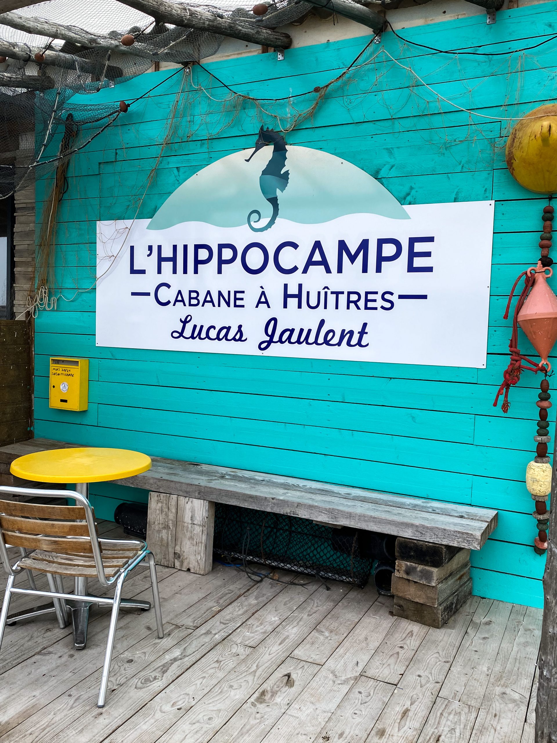 l'hippocampe leucate huitres fruits de mer