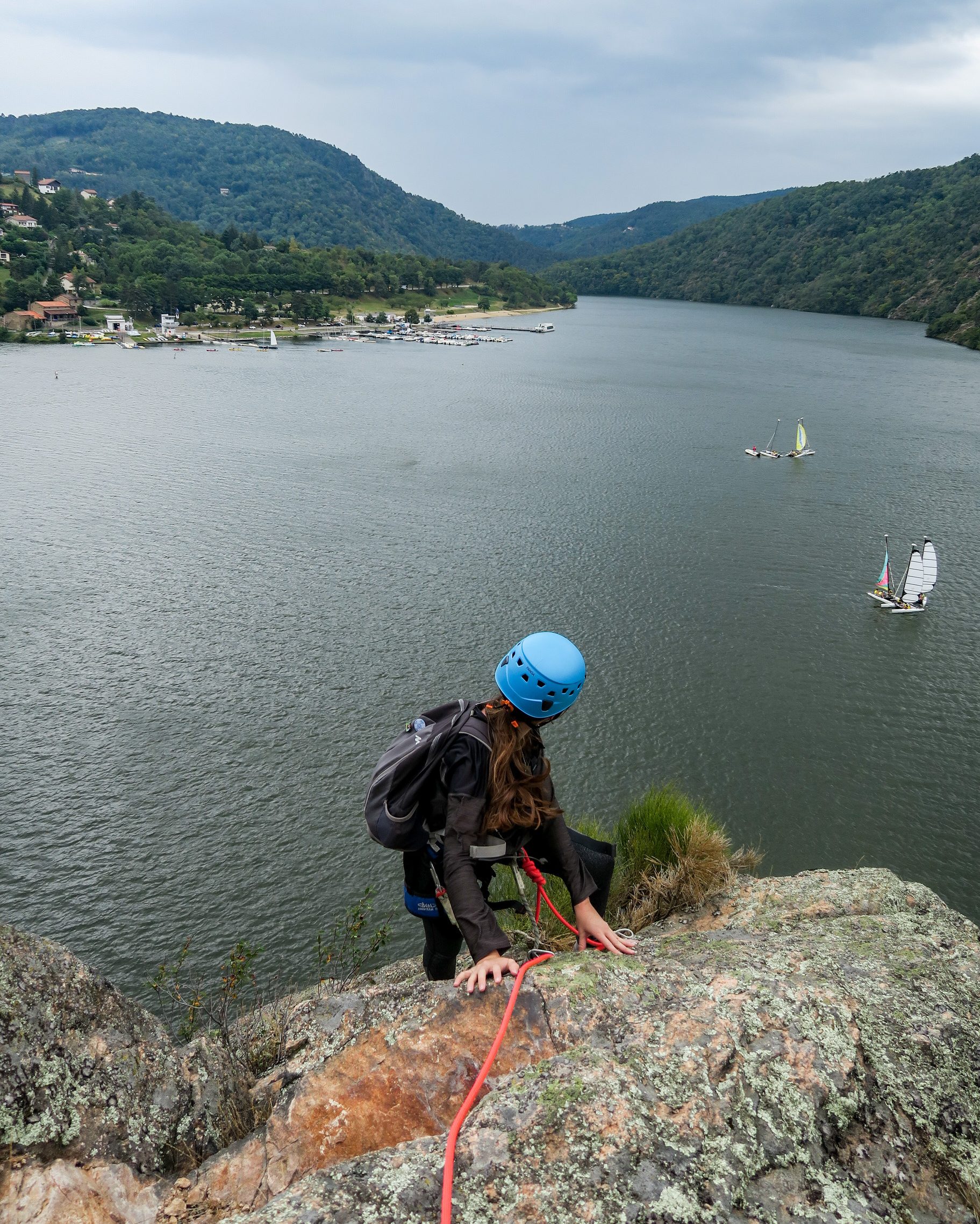 via ferrata parcours de montagne loire
