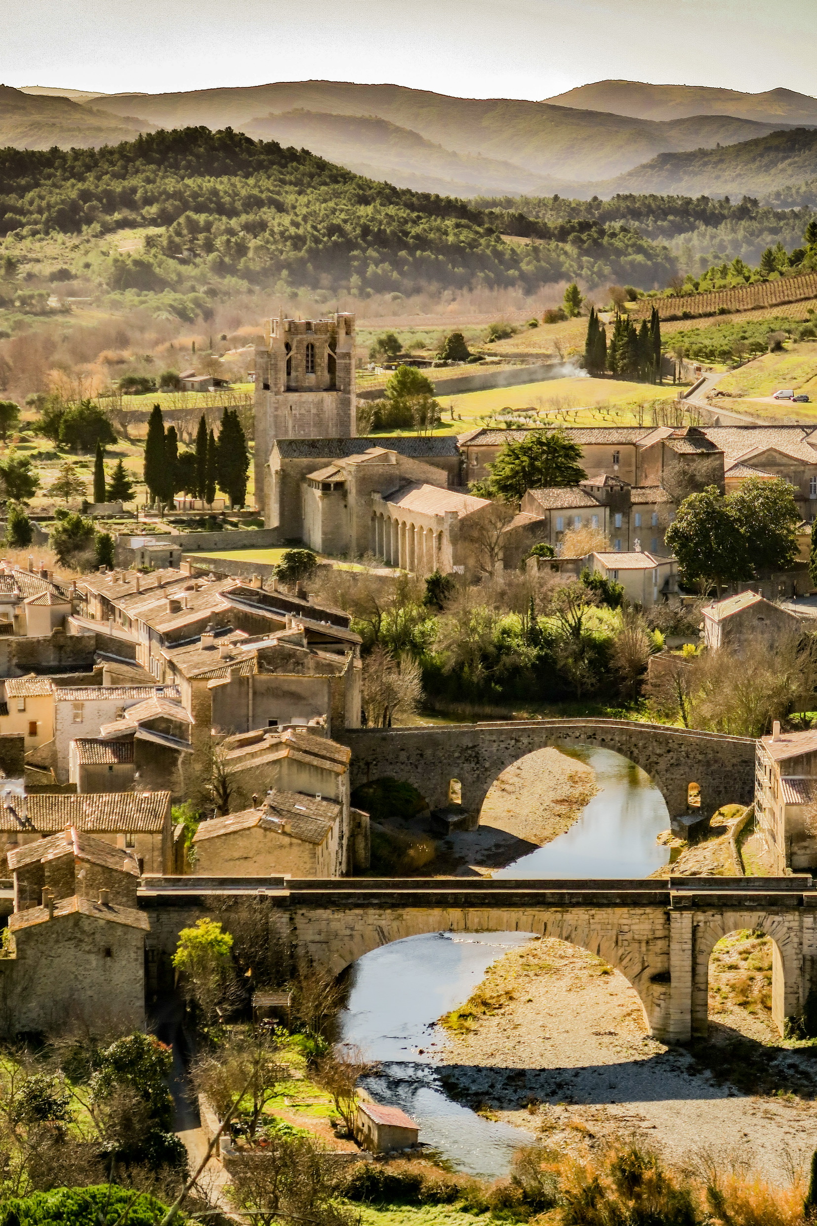 Point de vue village de lagrasse
