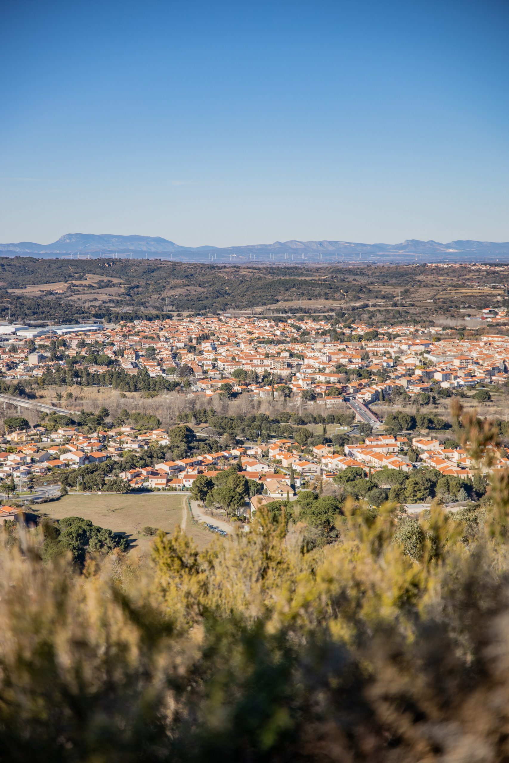 le boulou depuis le pic estelle