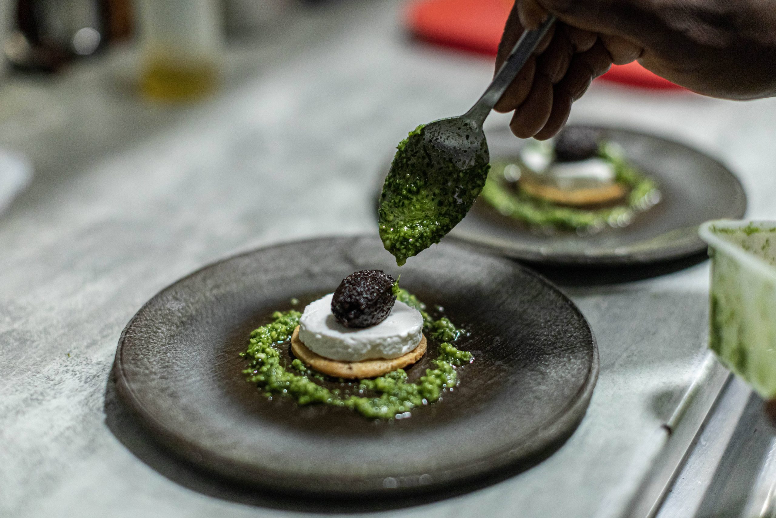plat du chef Christophe Comes la galinette perpignan