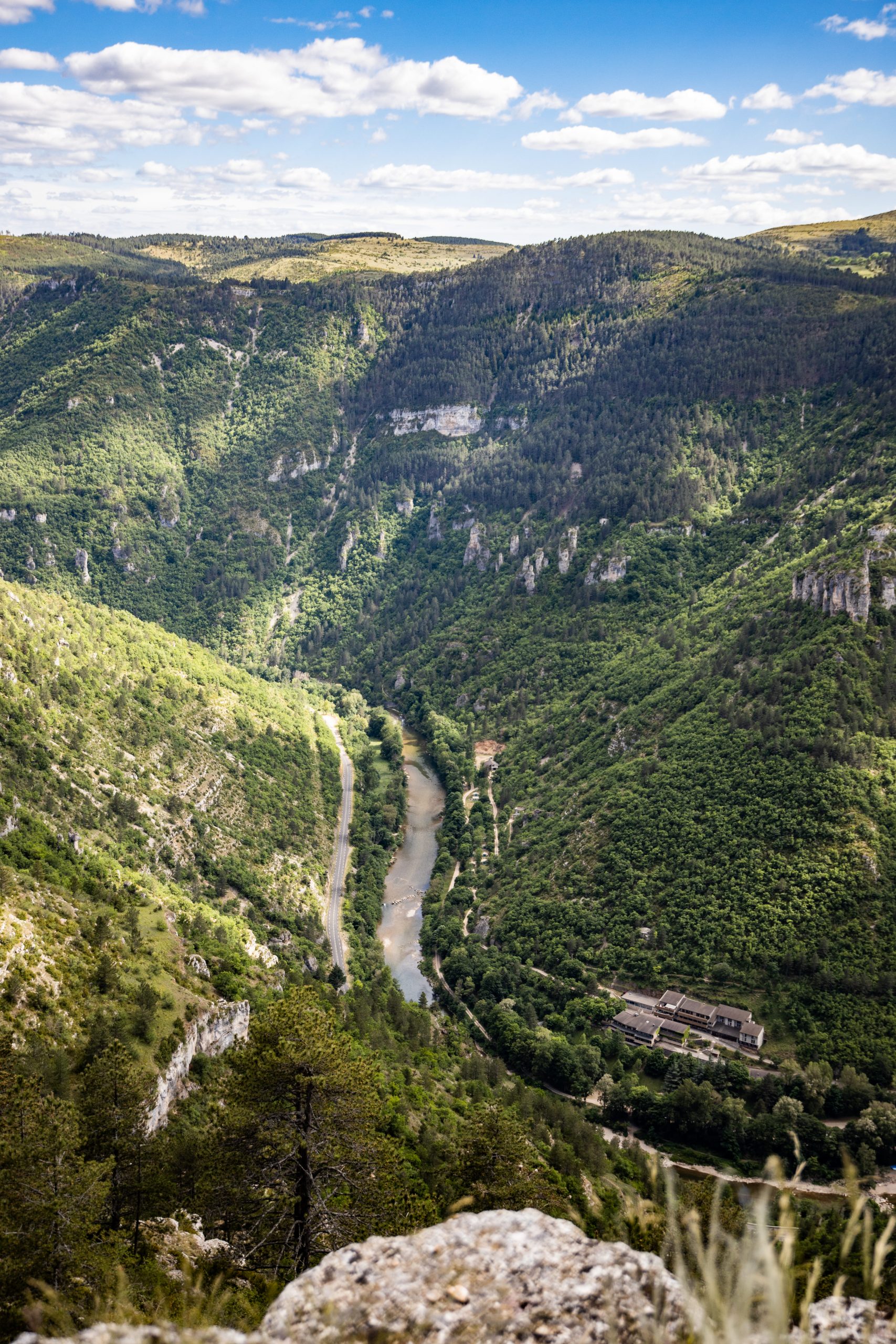 gorges du tarn depuis le domaine de boissets