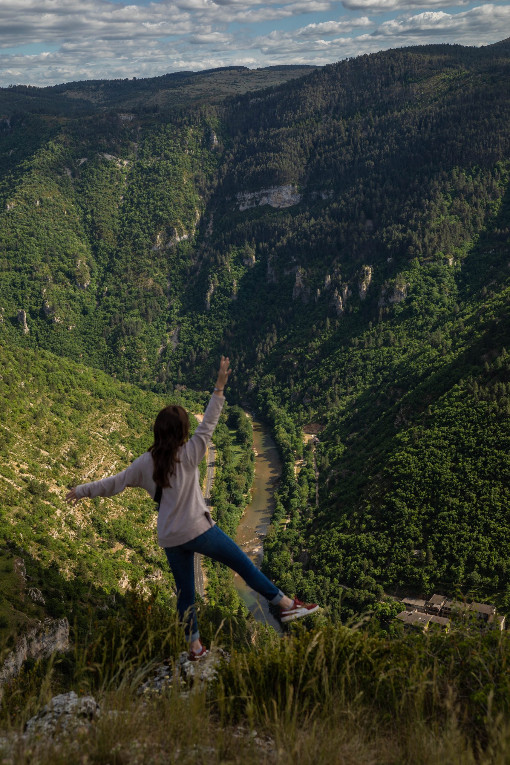 vue sur les gorges du tarn depuis le domaine de boissets
