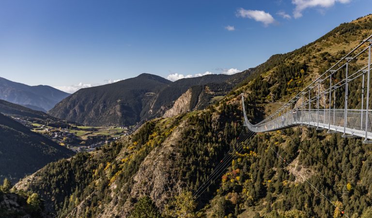 pont tibétain andorre canillo