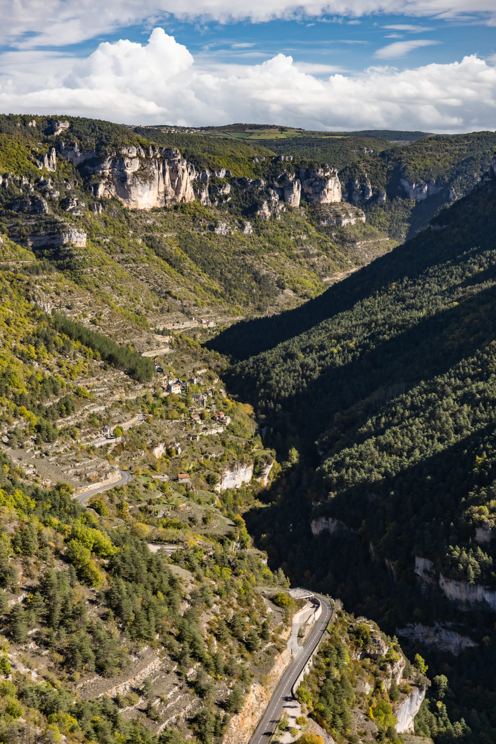 vue depuis les corniches du mejean lozere